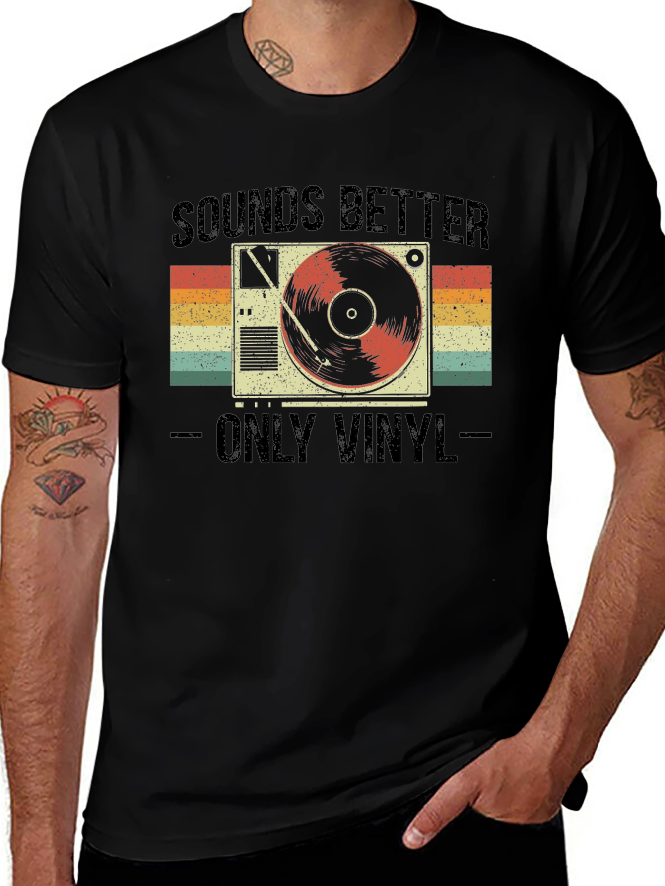 Variant 7 of Sounds Better Only Vinyl T-Shirt