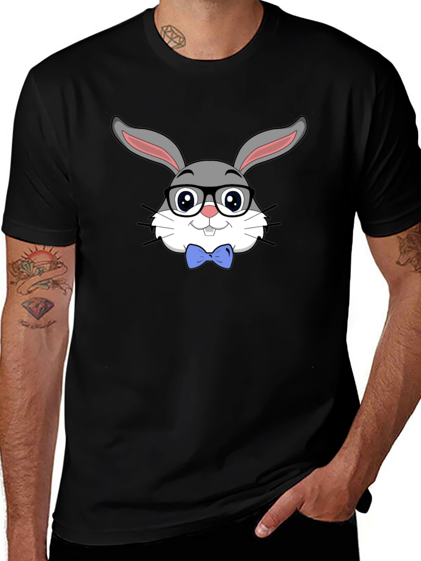 Variant 9 of Bunny with Glasses T-Shirt