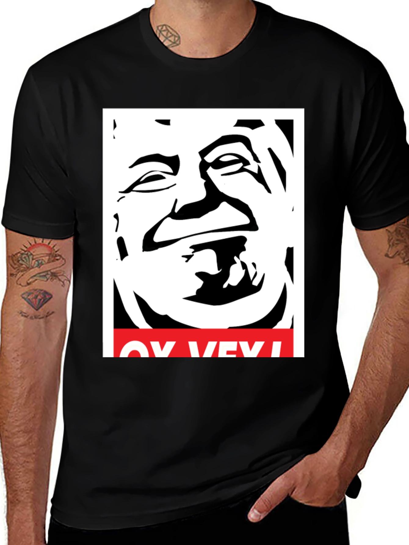 Variant 4 of Oy Vey! Graphic T-Shirt - Black