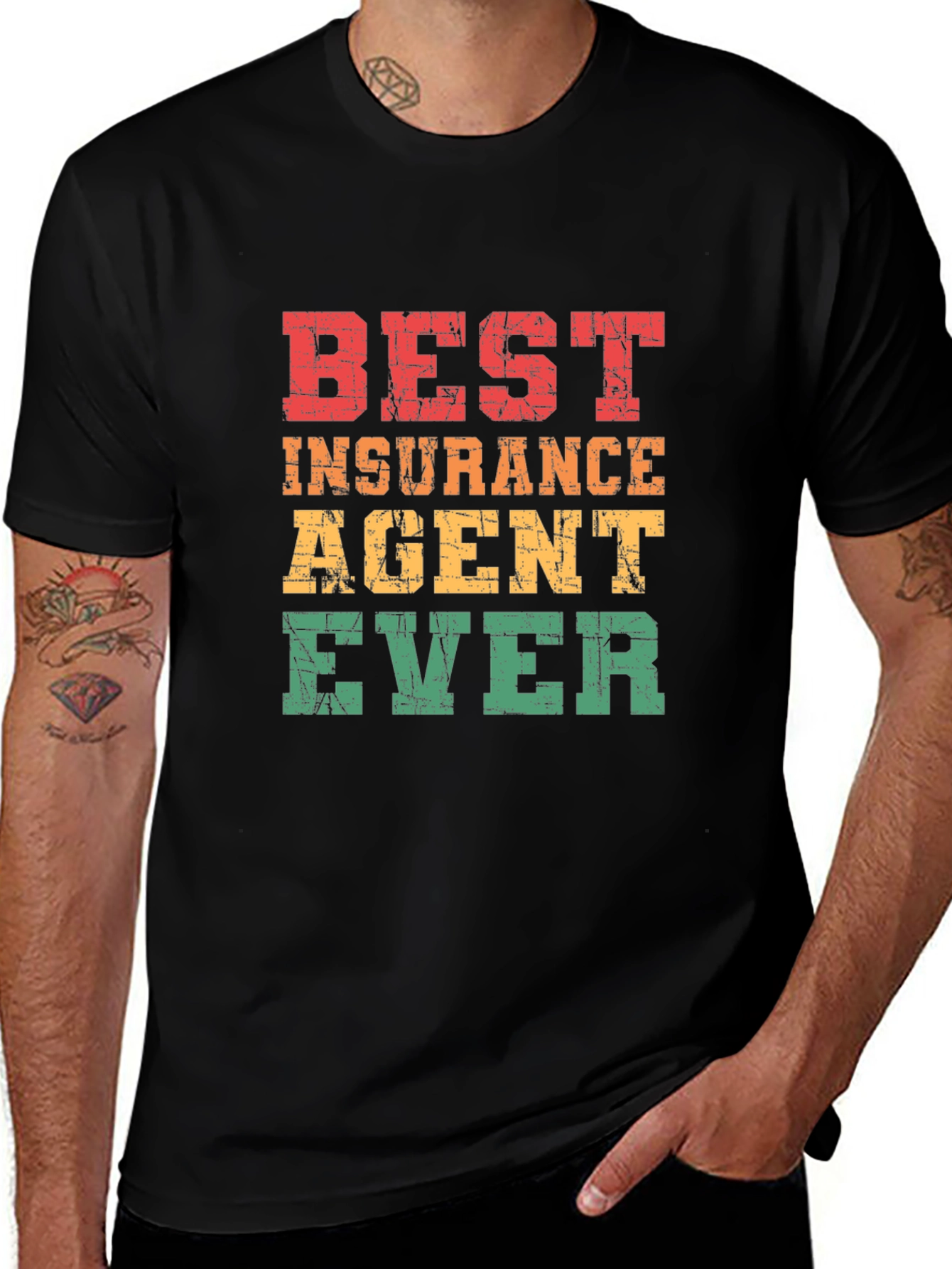Variant 16 of Best Insurance Agent Ever Graphic T-Shirt