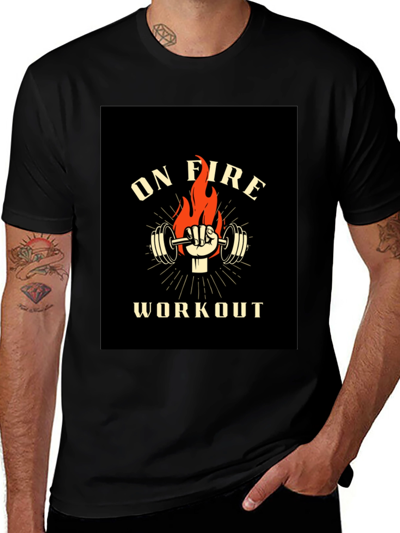 On Fire Workout T-Shirt