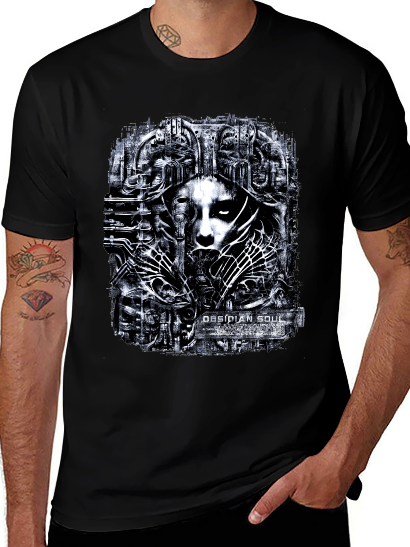 Variant 2 of Obsidian Soul Graphic T-Shirt