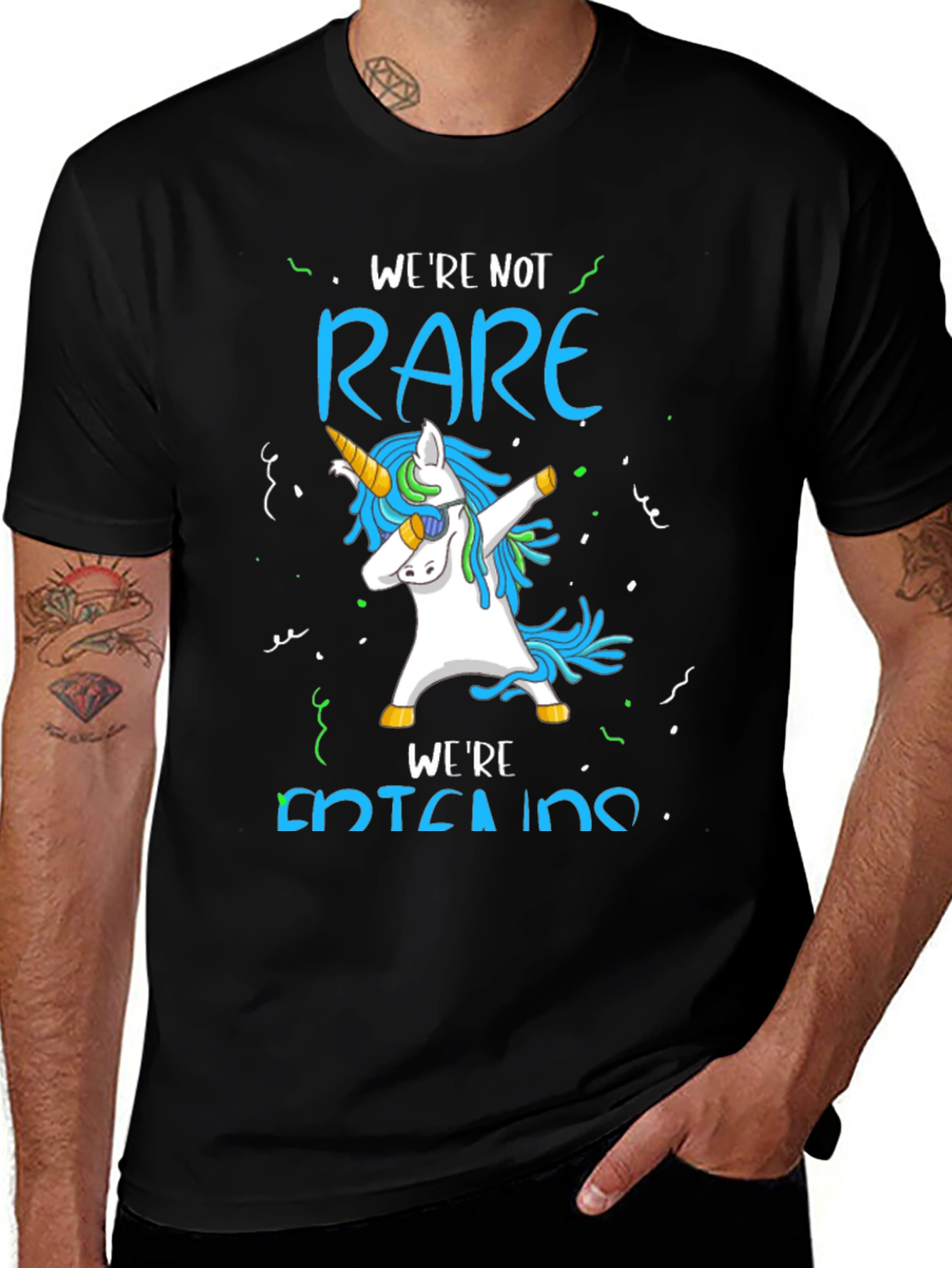 Variant 7 of Unicorn Dab T-Shirt - We're Not Rare, We're Entertaining