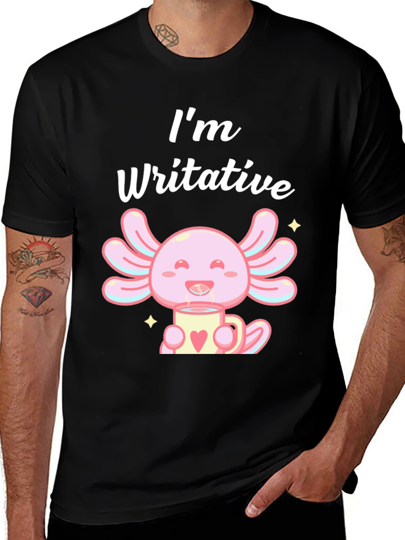 Variant 21 of I'm Writative Axolotl T-Shirt