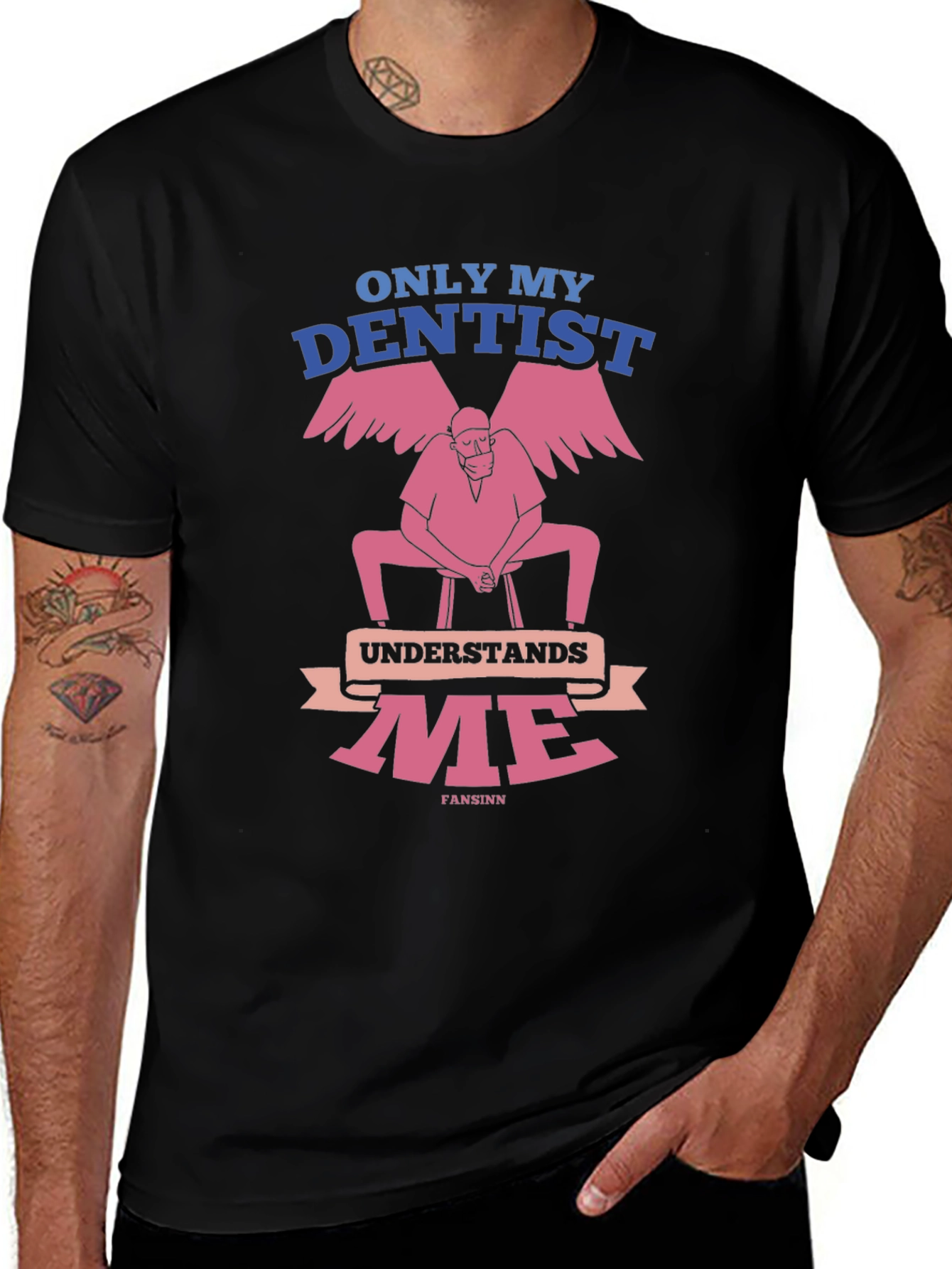 Variant 23 of Dentist Humor T-Shirt - Only My Dentist Understands Me