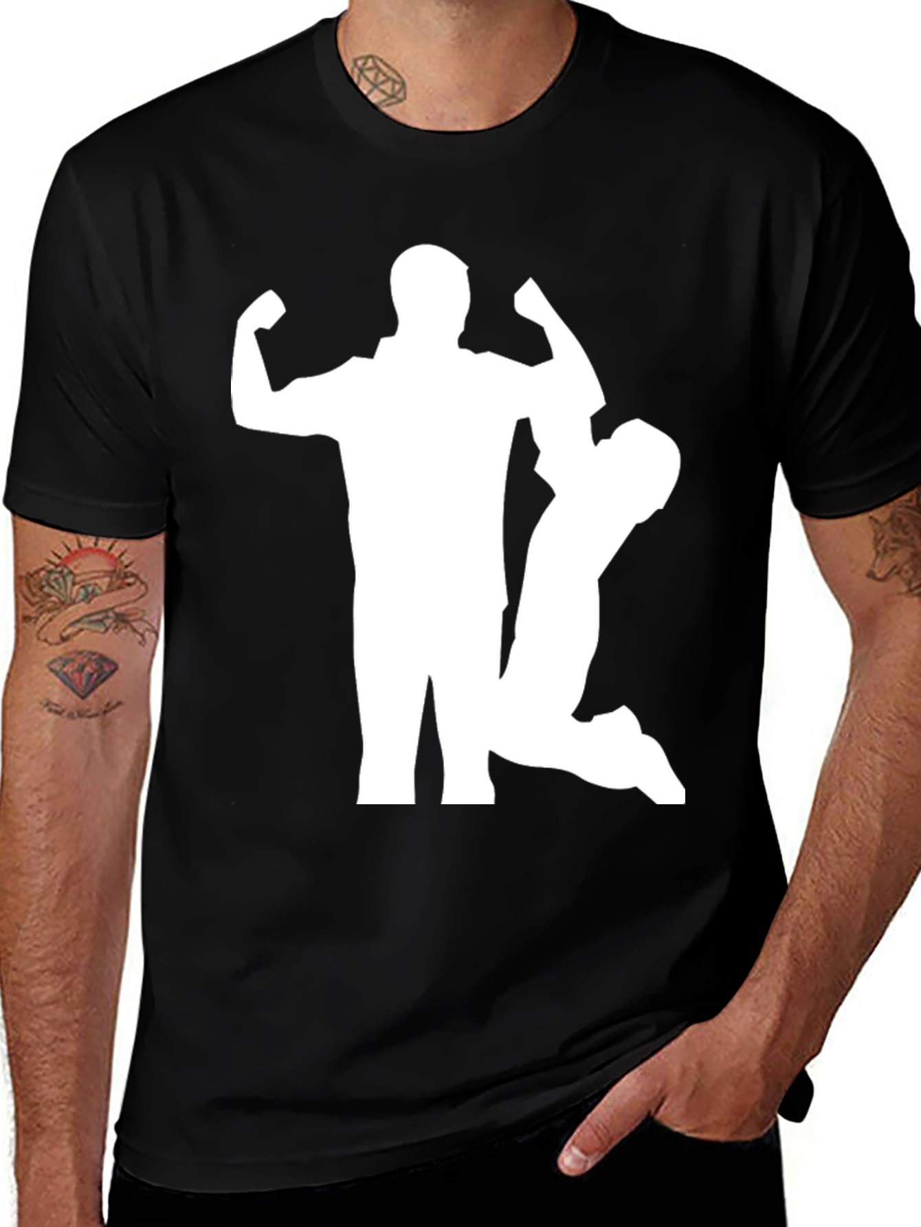 Variant 6 of Funny Graphic Tee - Black T-Shirt