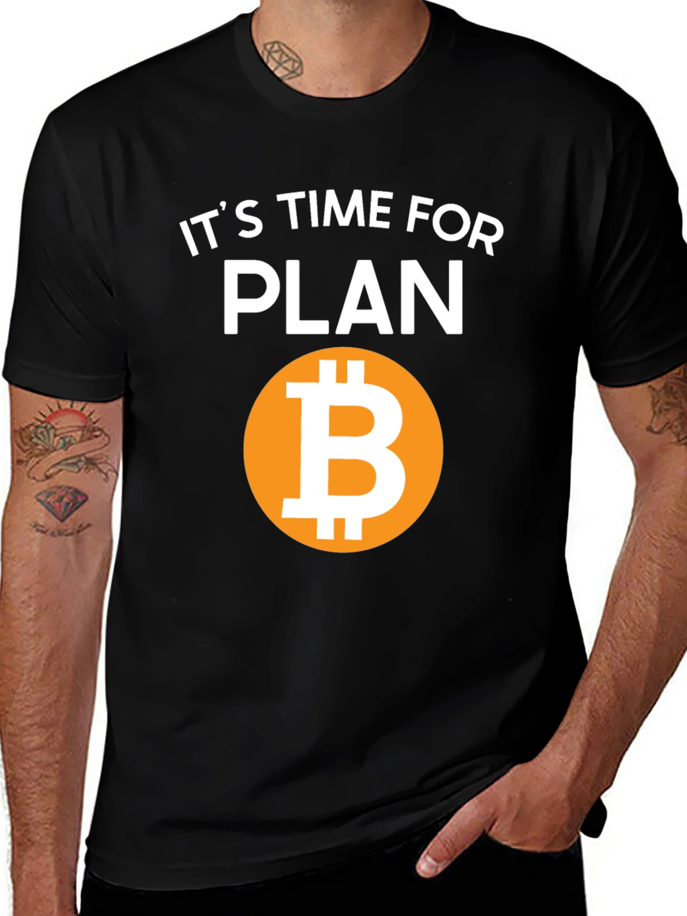 Plan B Bitcoin Graphic T-Shirt