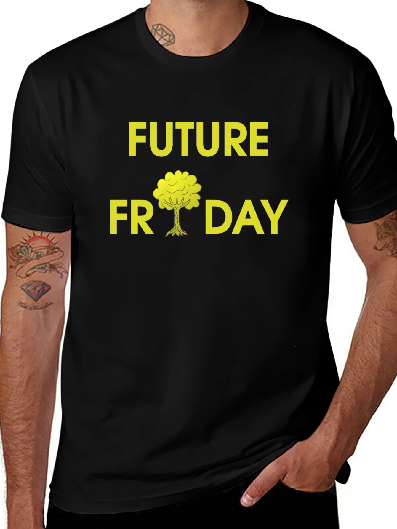 Black Future Friday T-Shirt - Black main image