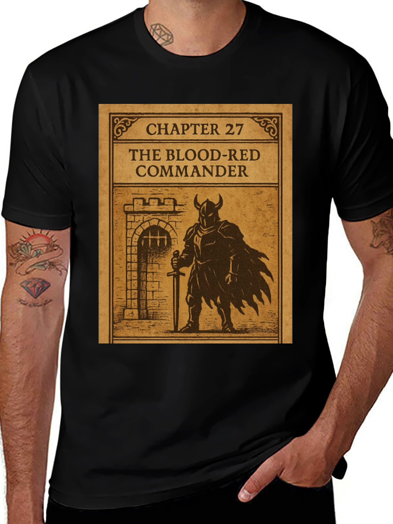 Variant 12 of Blood-Red Commander T-Shirt - Chapter 27 Tee