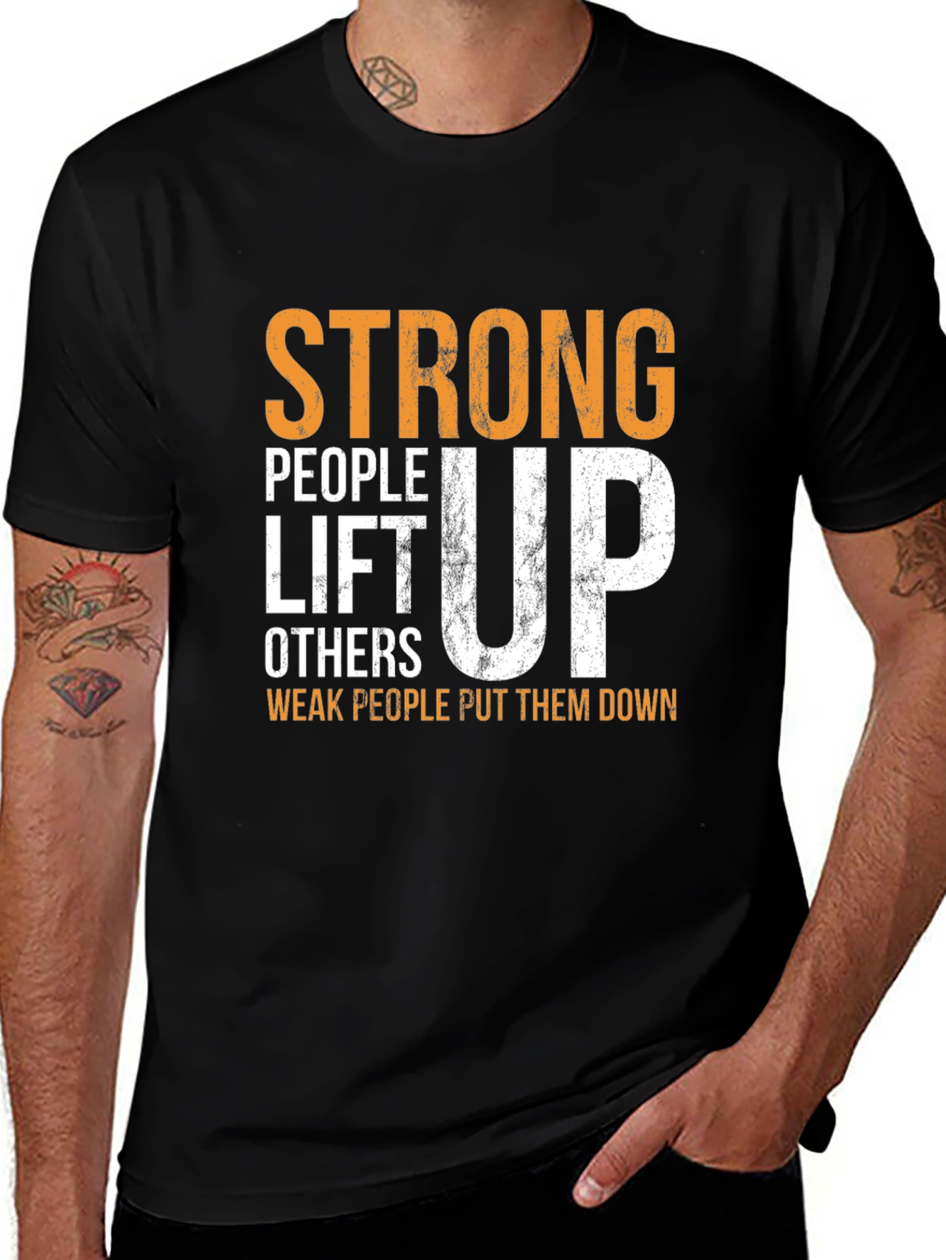 Variant 15 of Strong People Lift Up T-Shirt