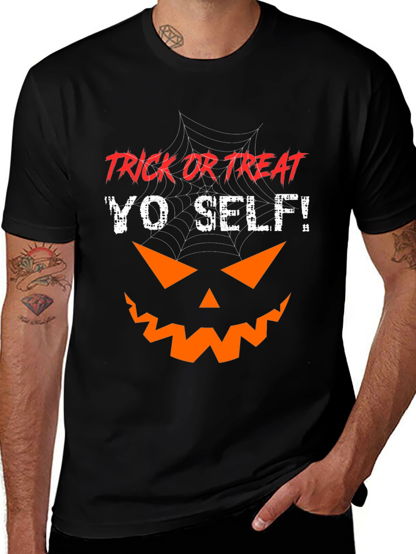 Trick or Treat Yo Self! Halloween Graphic Tee