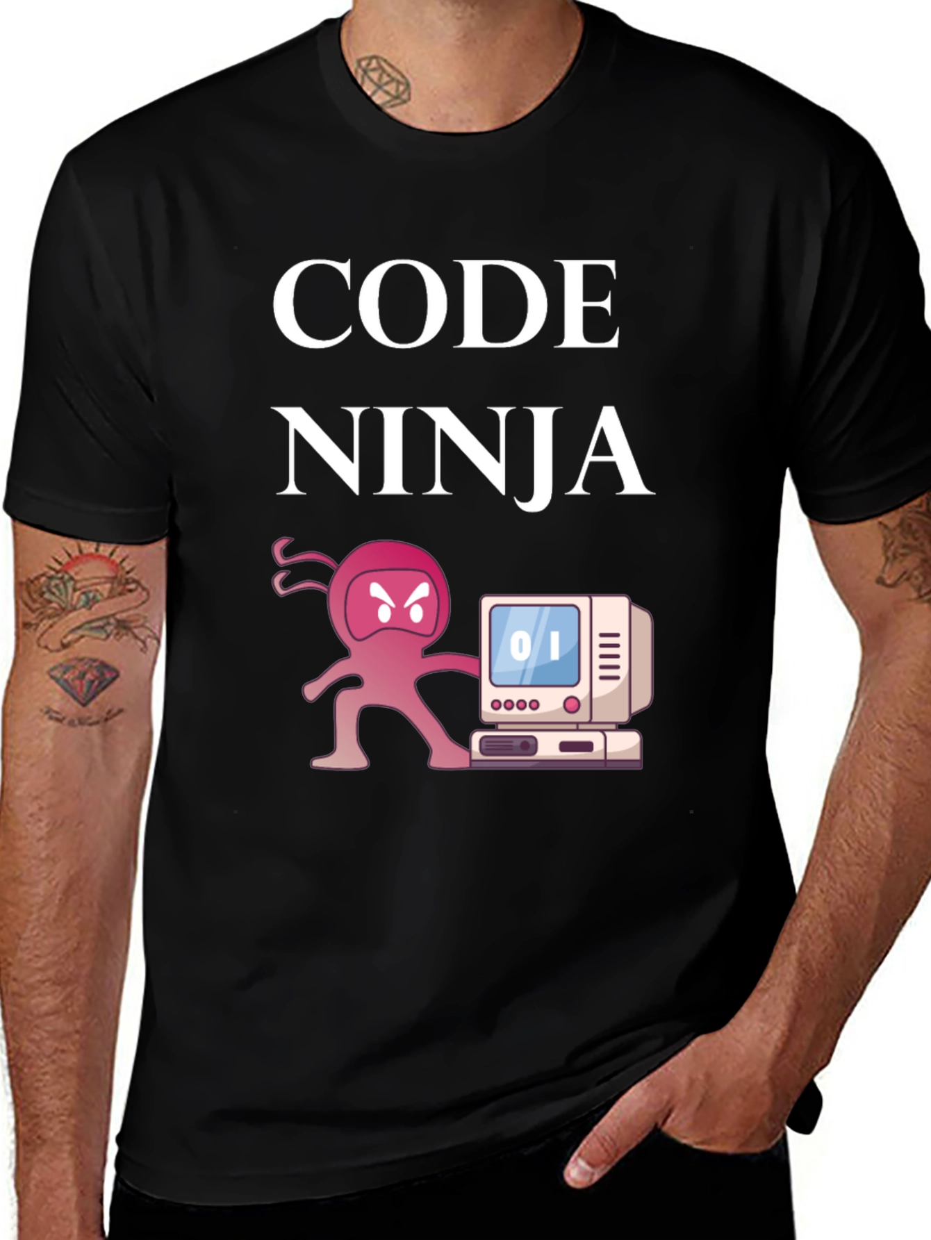 Variant 27 of Code Ninja Graphic T-Shirt - Programmer Gift