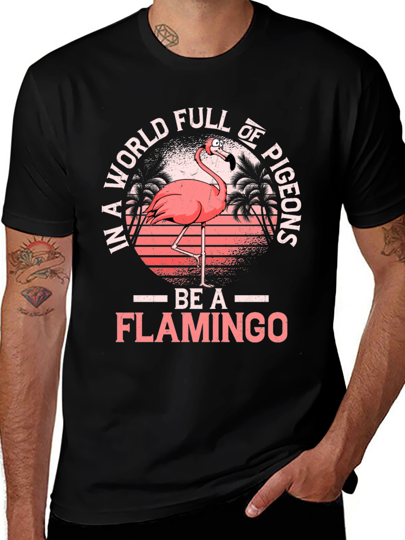 Variant 17 of Be A Flamingo Graphic Tee