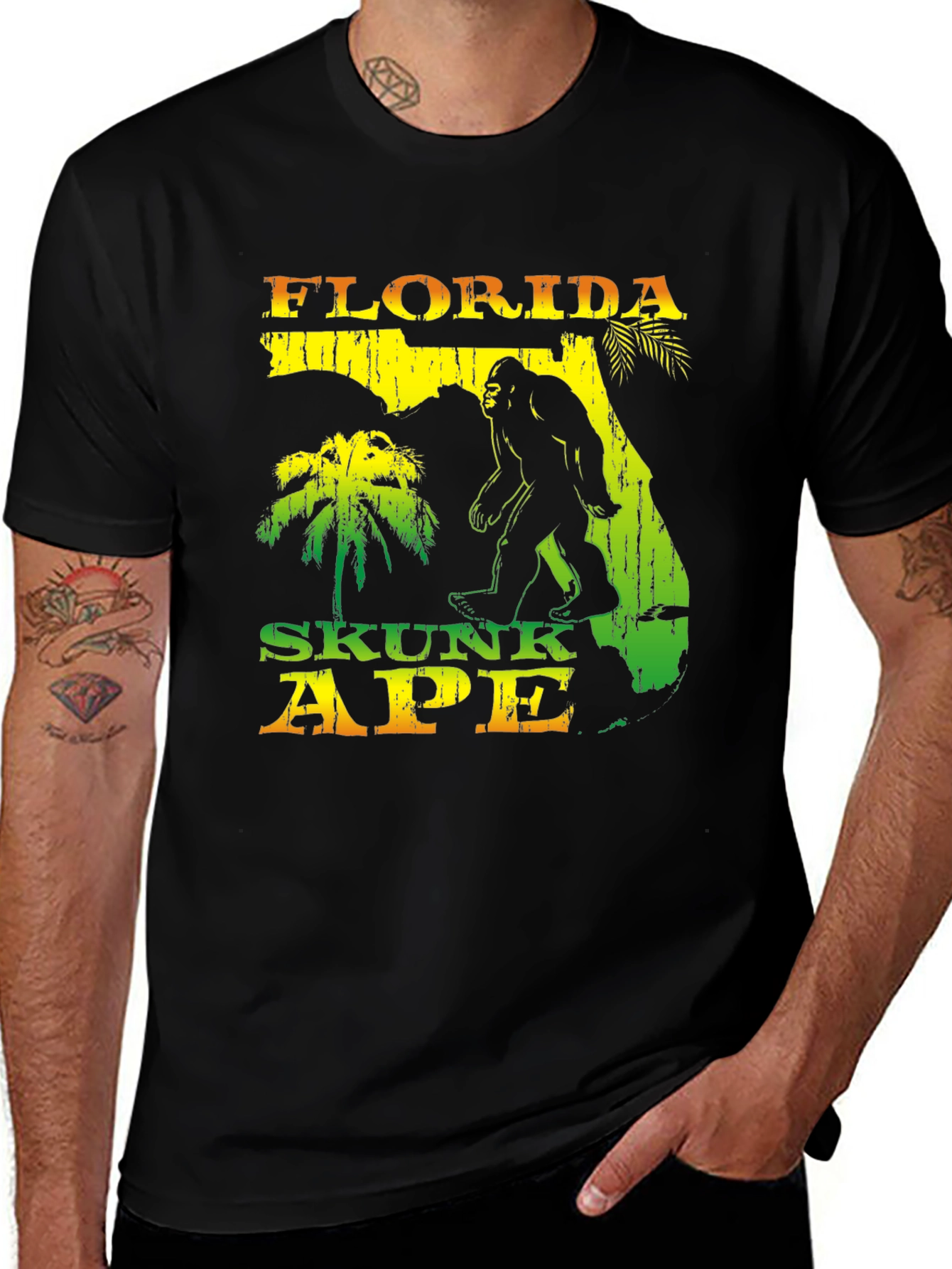 Florida Skunk Ape T-Shirt - Cryptozoology Tee