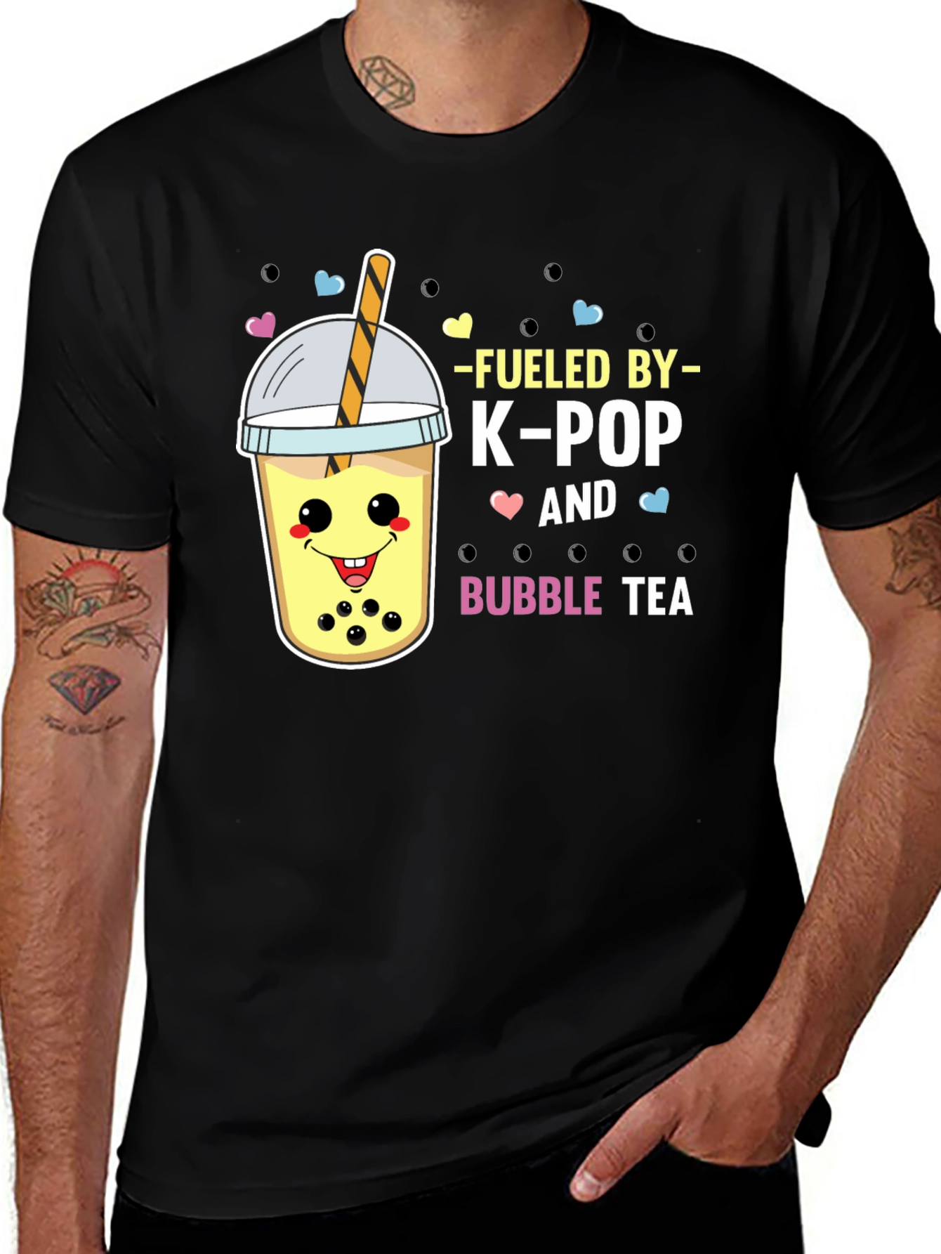 K-Pop & Bubble Tea Graphic Tee