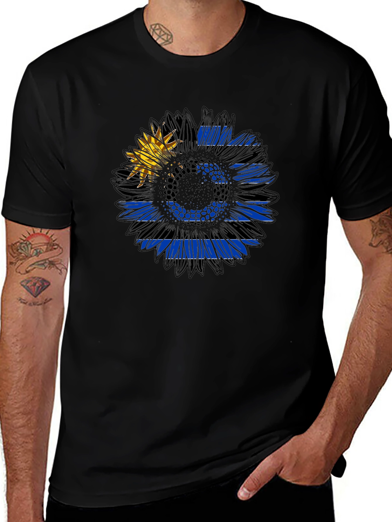 Variant 3 of Sunflower Pride T-Shirt - Autosexuality Flag Tee