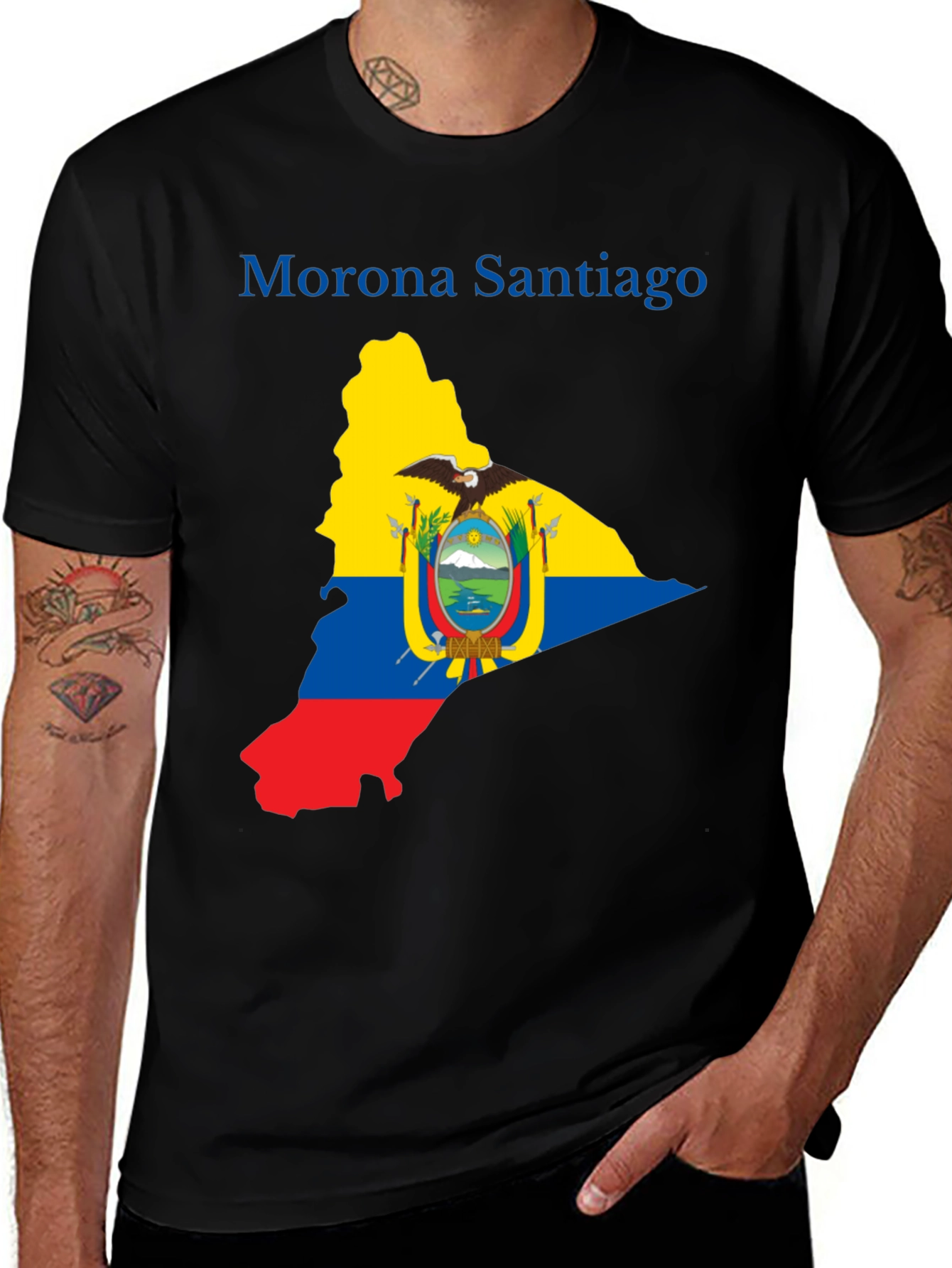 Morona Santiago Ecuador T-Shirt Black