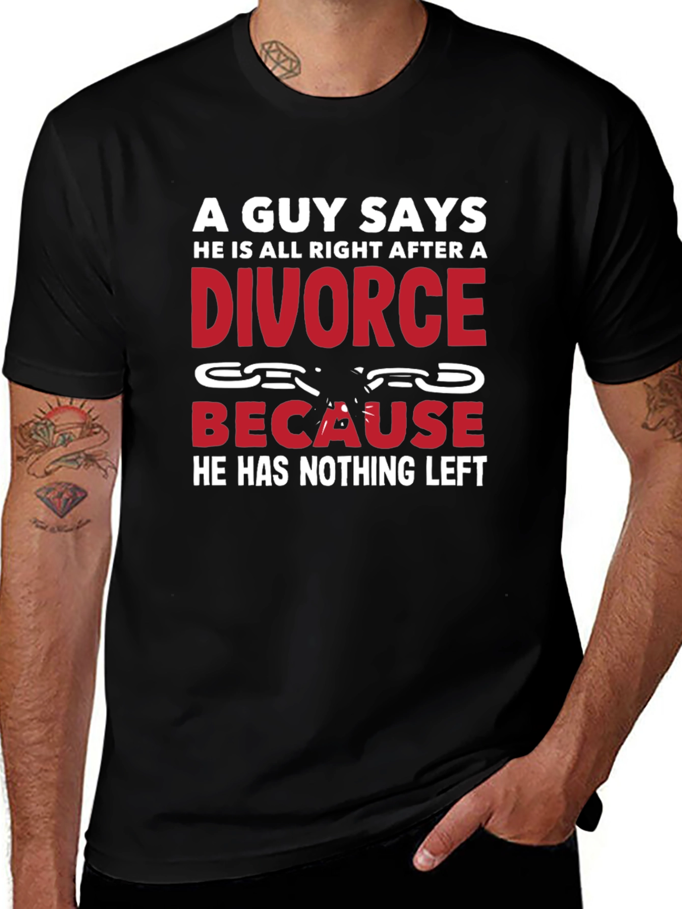 Variant 16 of Divorce Humor T-Shirt: All Right After