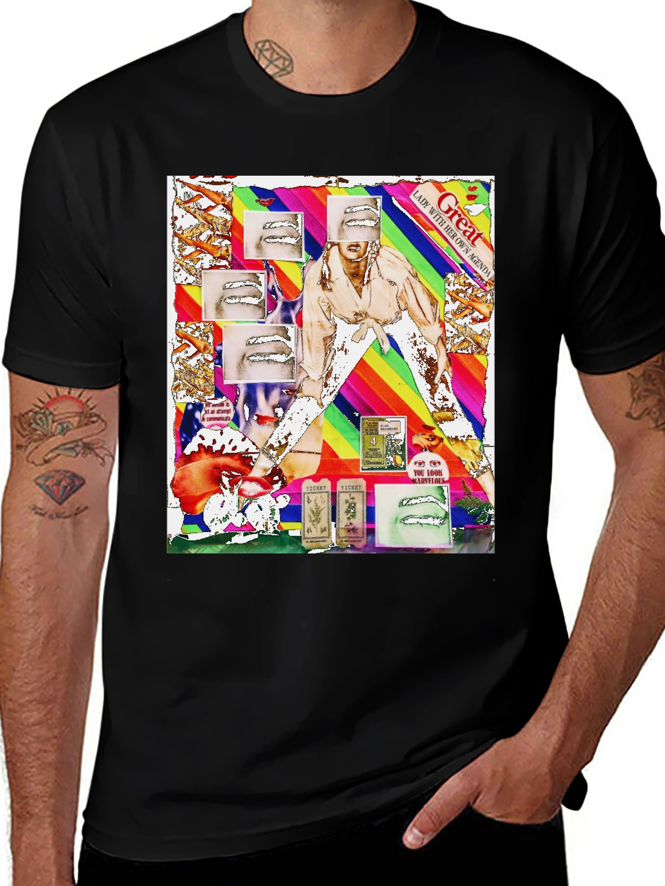 Variant 18 of Unique Graphic Print T-Shirt