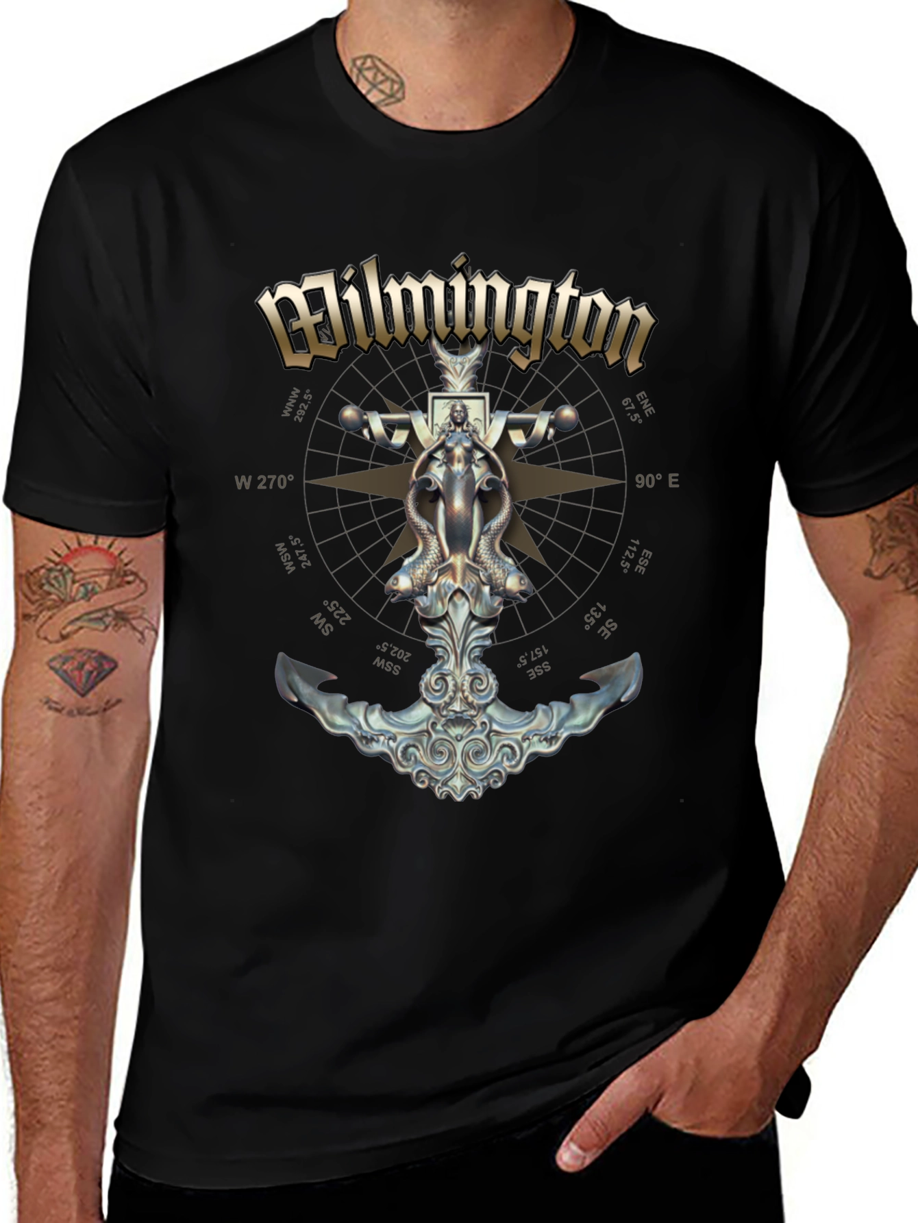 Variant 19 of Wilmington Anchor Graphic Tee