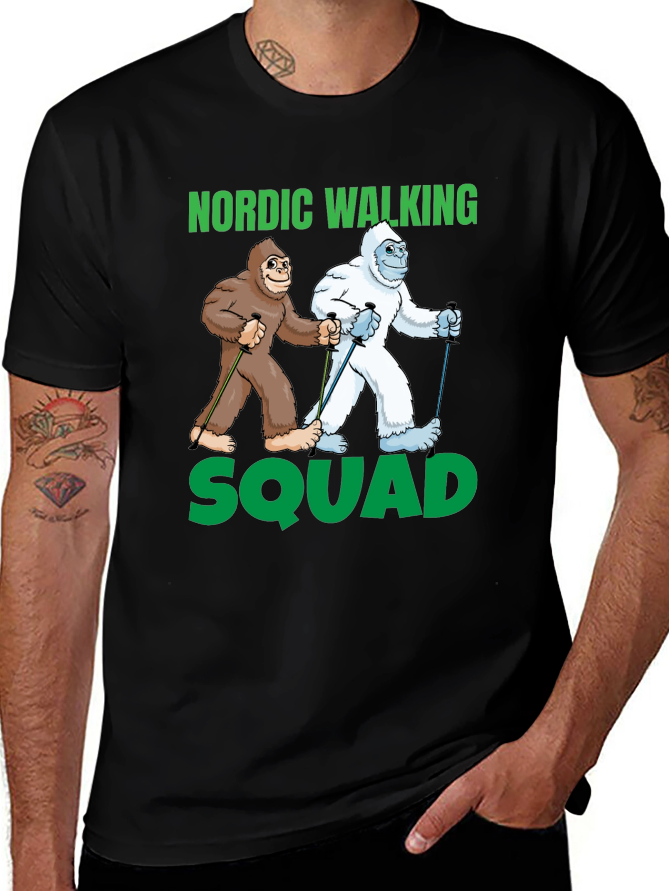 Nordic Walking Squad Graphic Tee