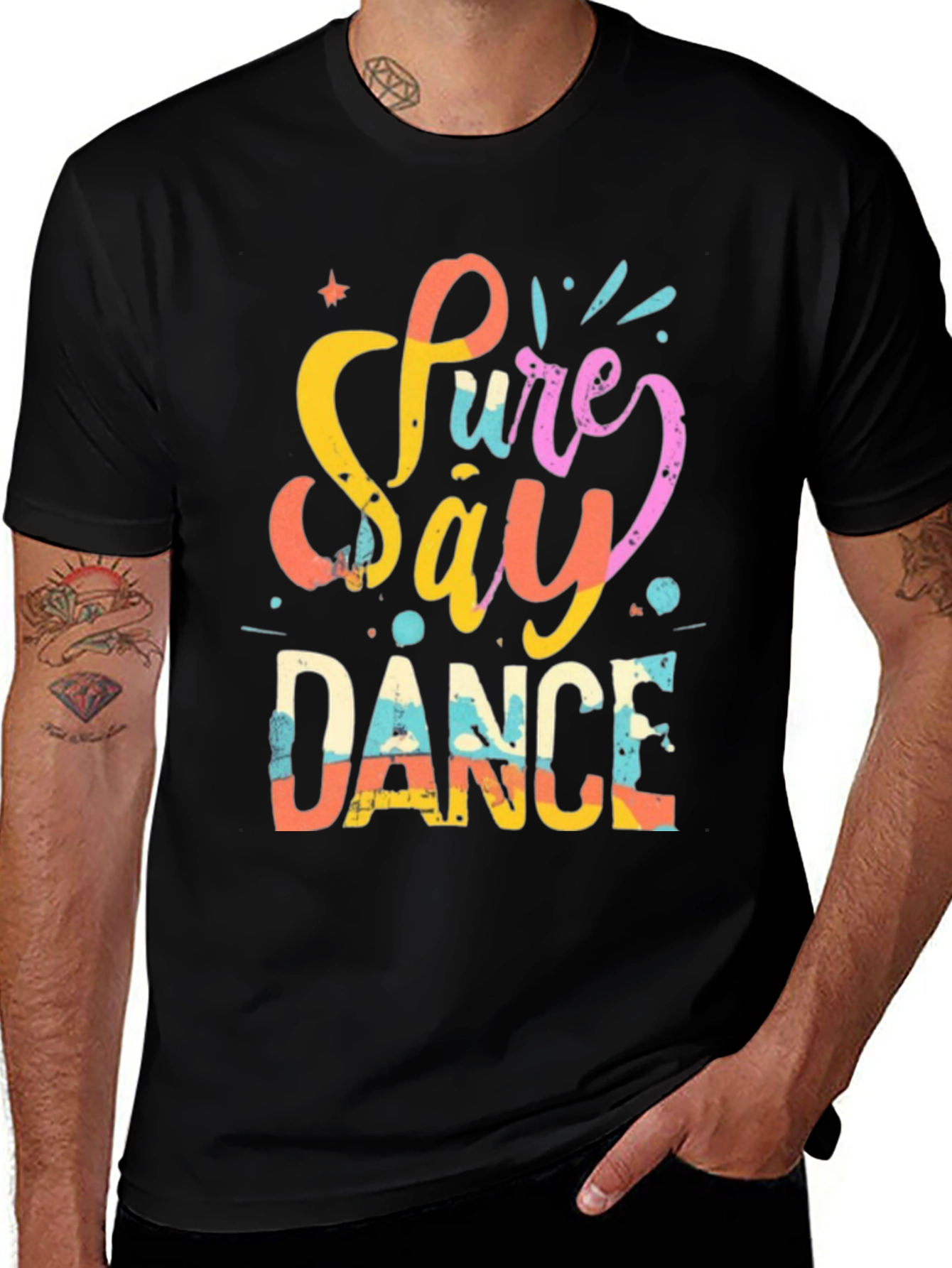 Variant 19 of Pure Say Dance Graphic T-Shirt