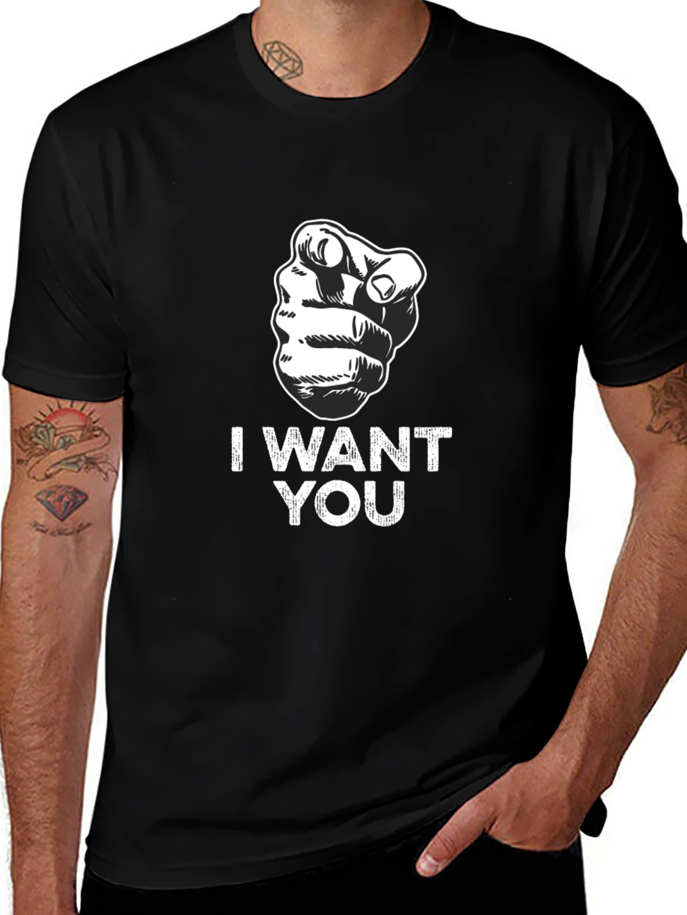 Variant 27 of I Want You T-Shirt - Retro Graphic Tee