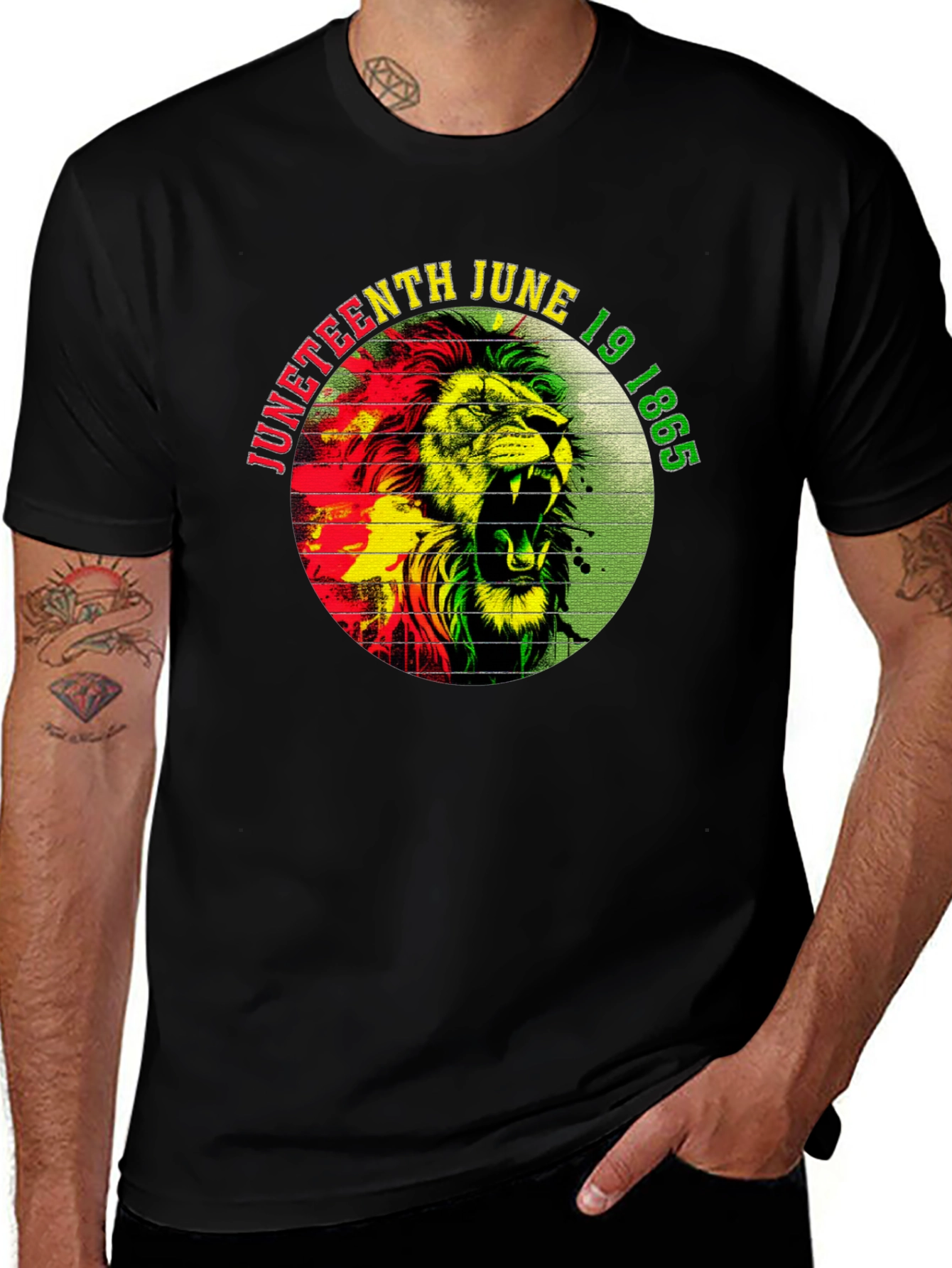 Juneteenth Lion T-Shirt - June 19, 1865