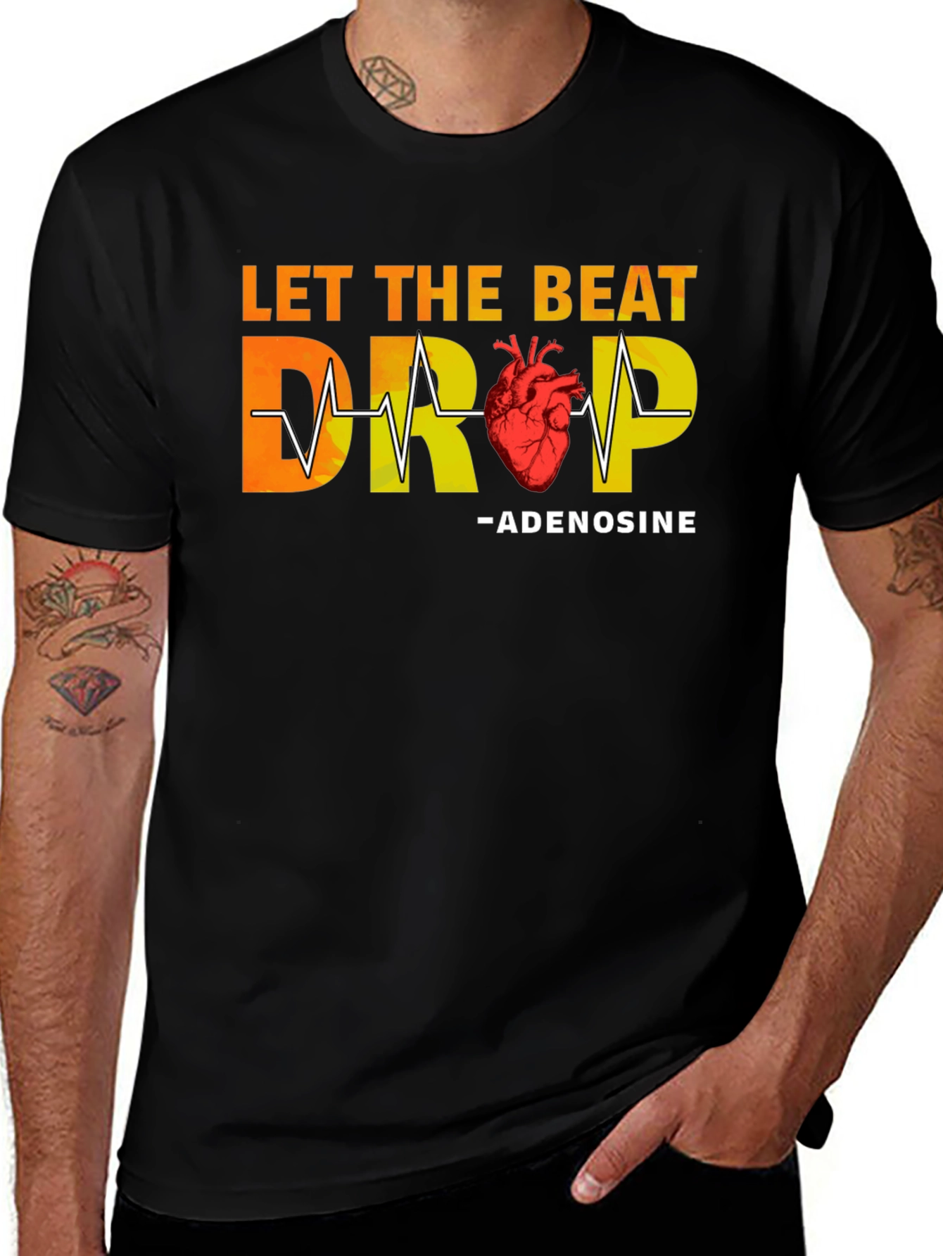 Let The Beat Drop Adenosine T-Shirt