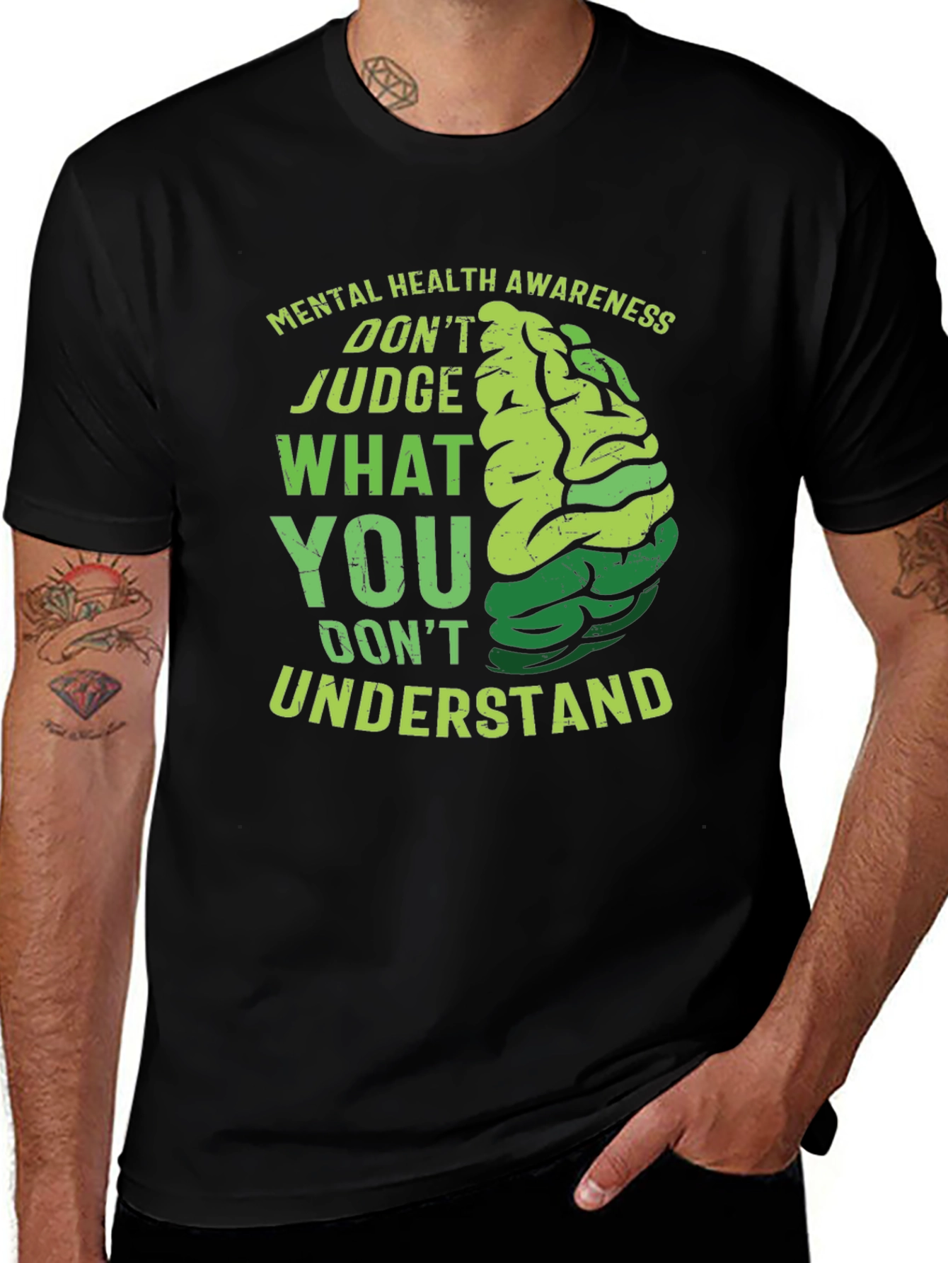 Mental Health Awareness Graphic T-Shirt