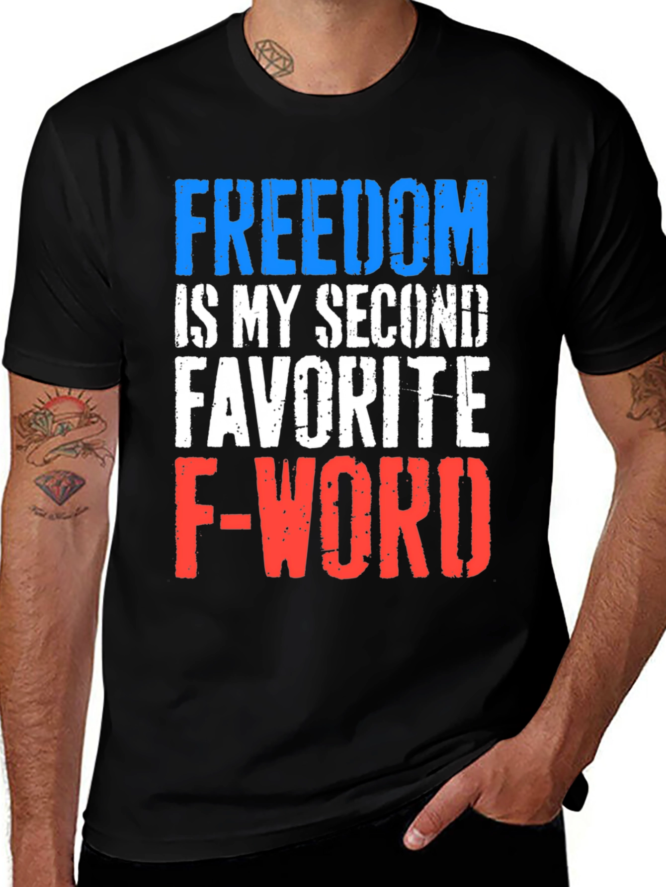 Variant 9 of Freedom Funny Graphic Tee