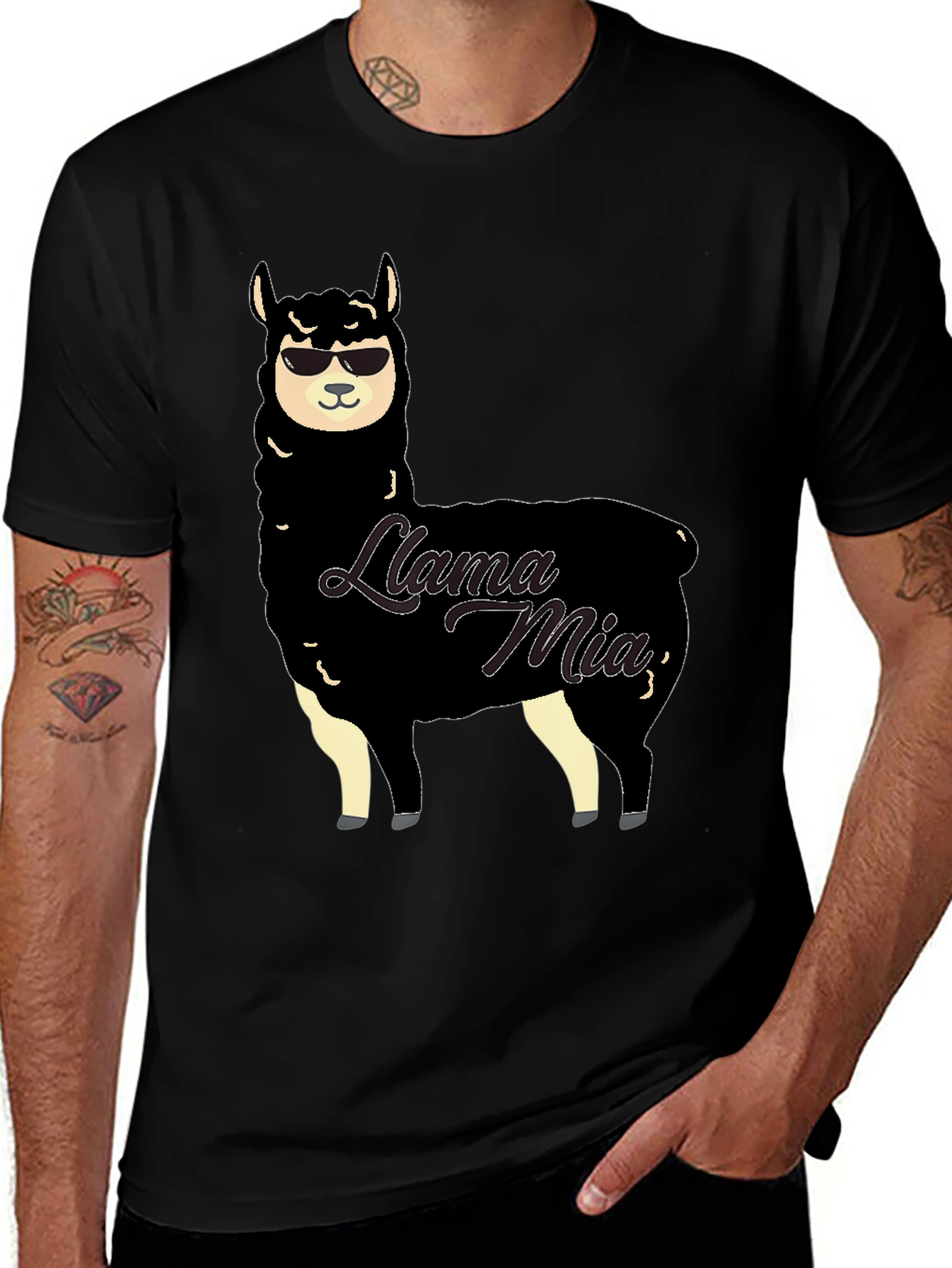 Variant 8 of Cool Llama Mia T-Shirt