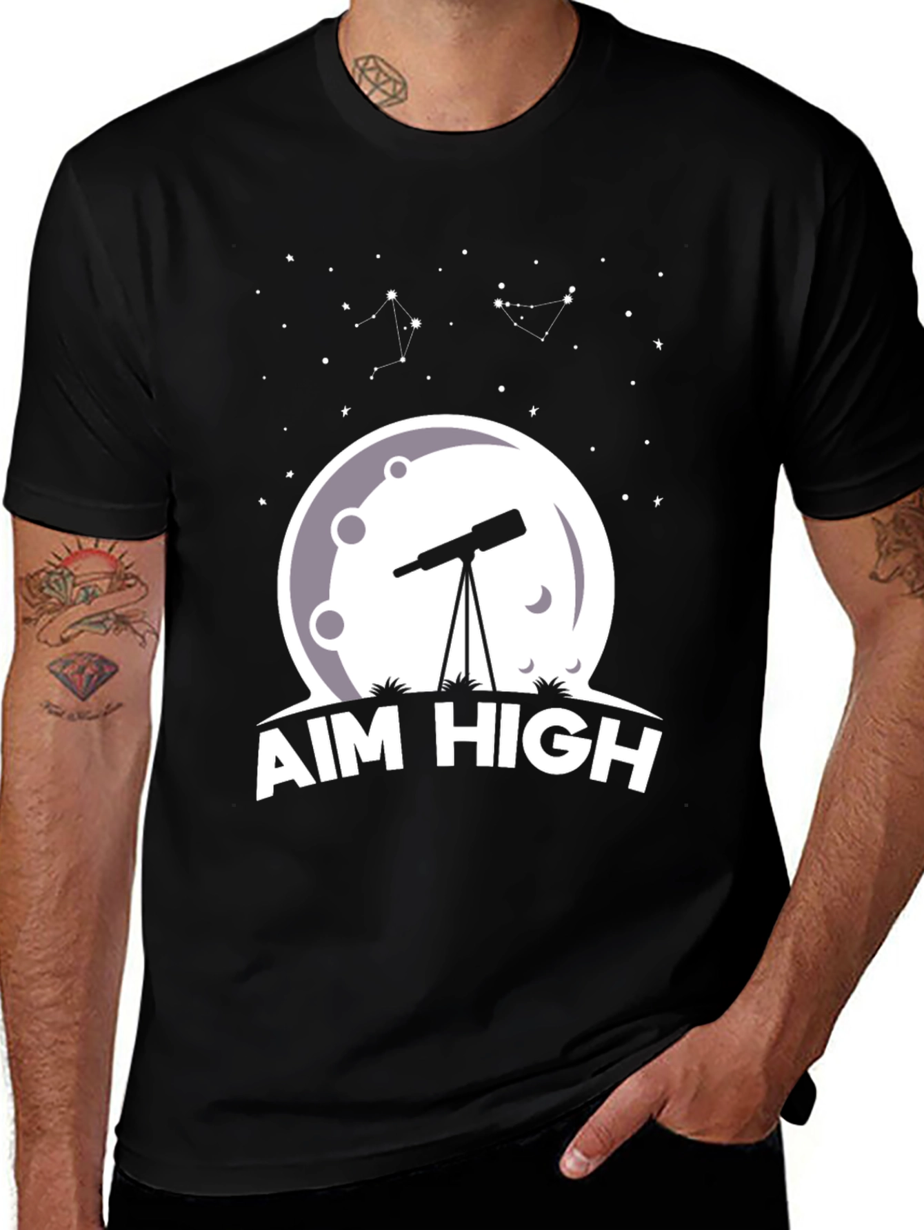 Variant 25 of Aim High Telescope T-Shirt