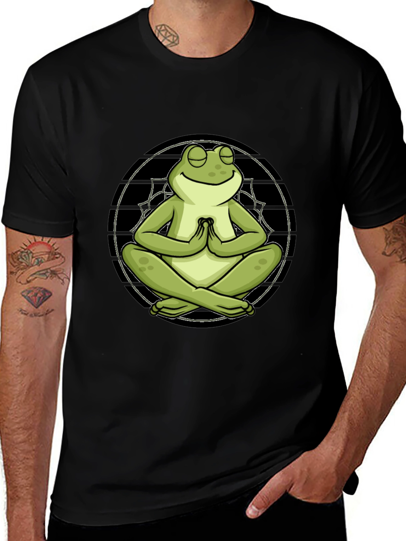 Variant 19 of Meditating Frog T-Shirt - Relaxed Fit