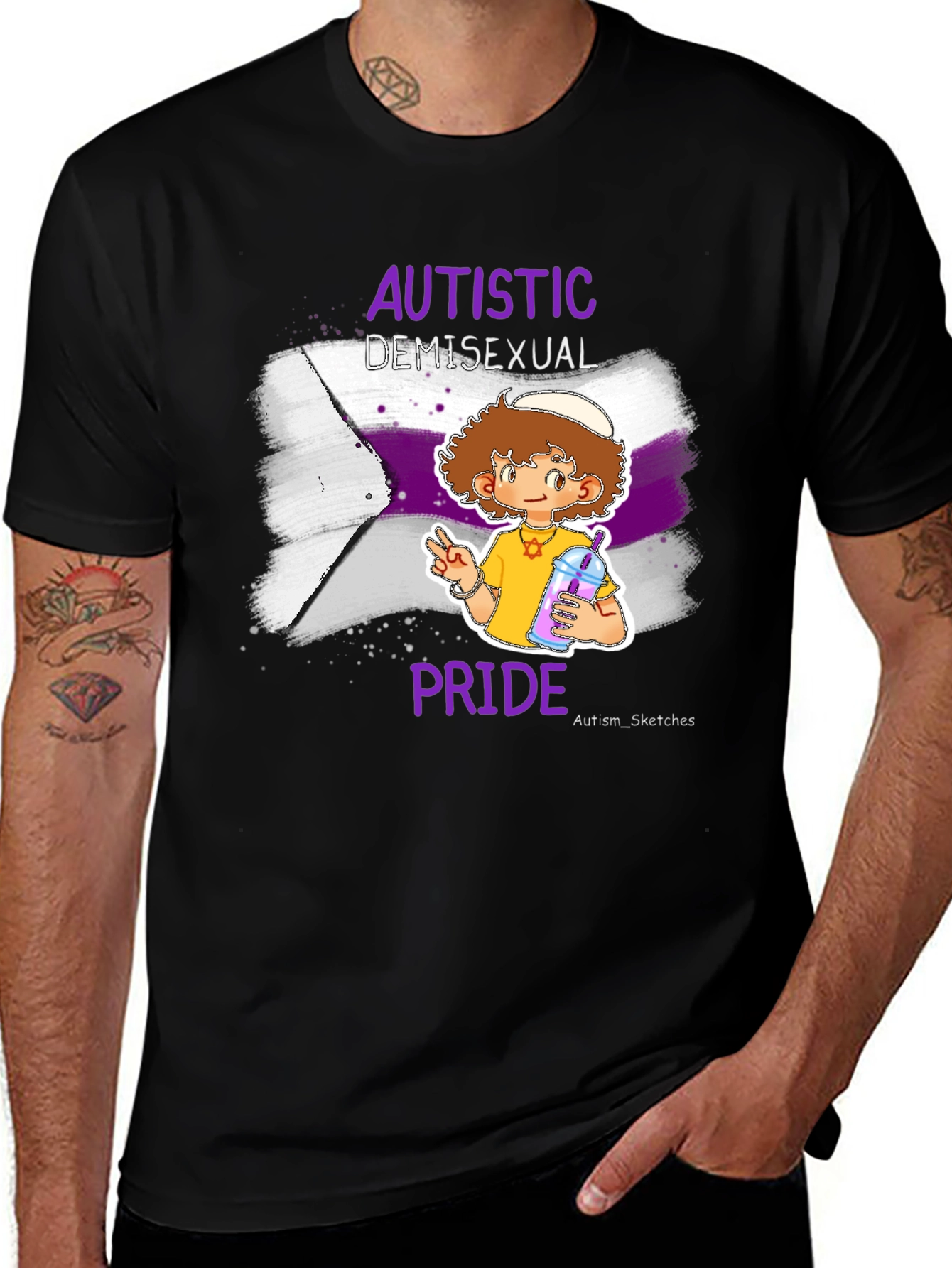 Autistic Demisexual Pride T-Shirt