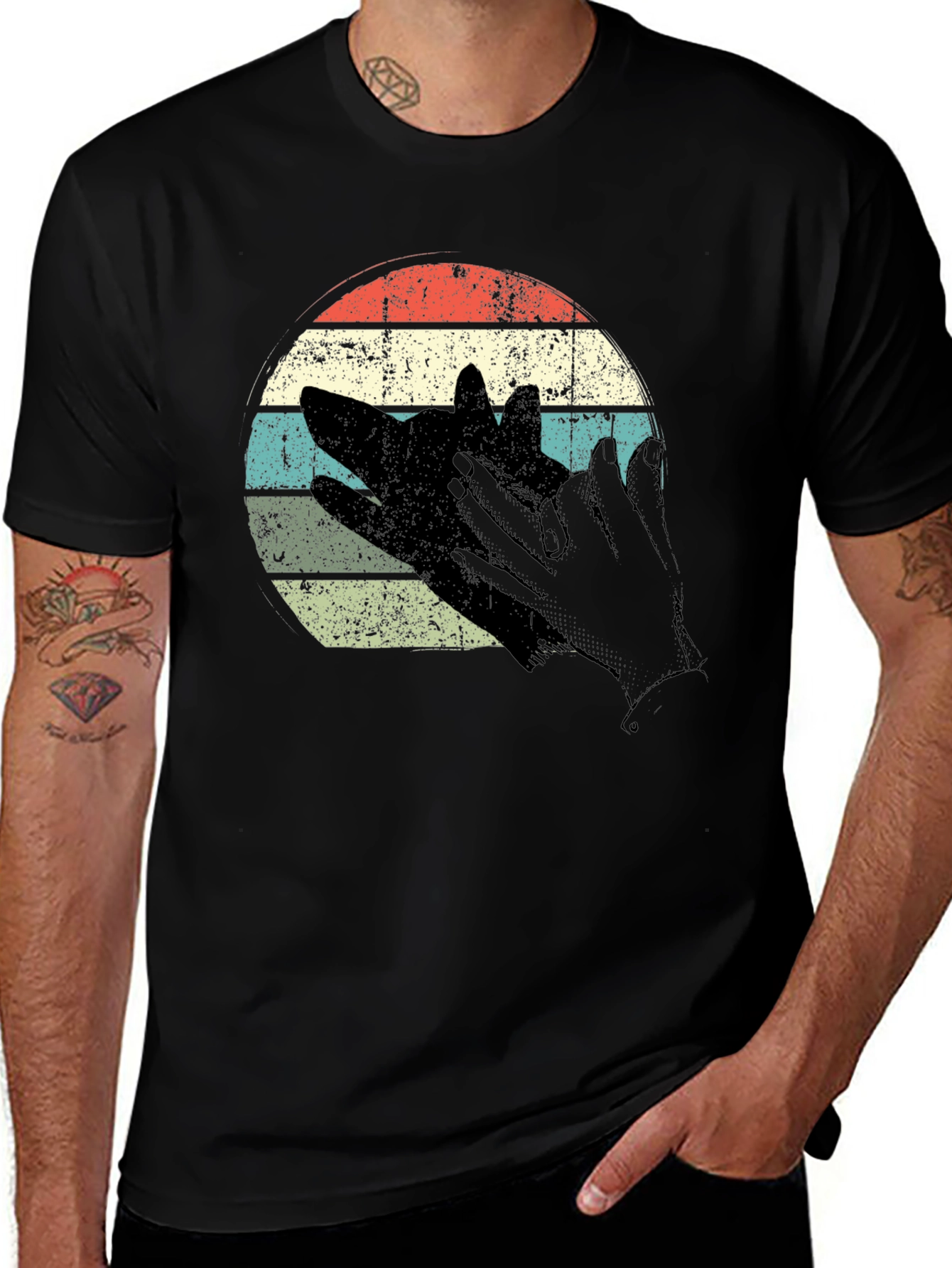 Variant 15 of Retro Shadow Puppet T-Shirt