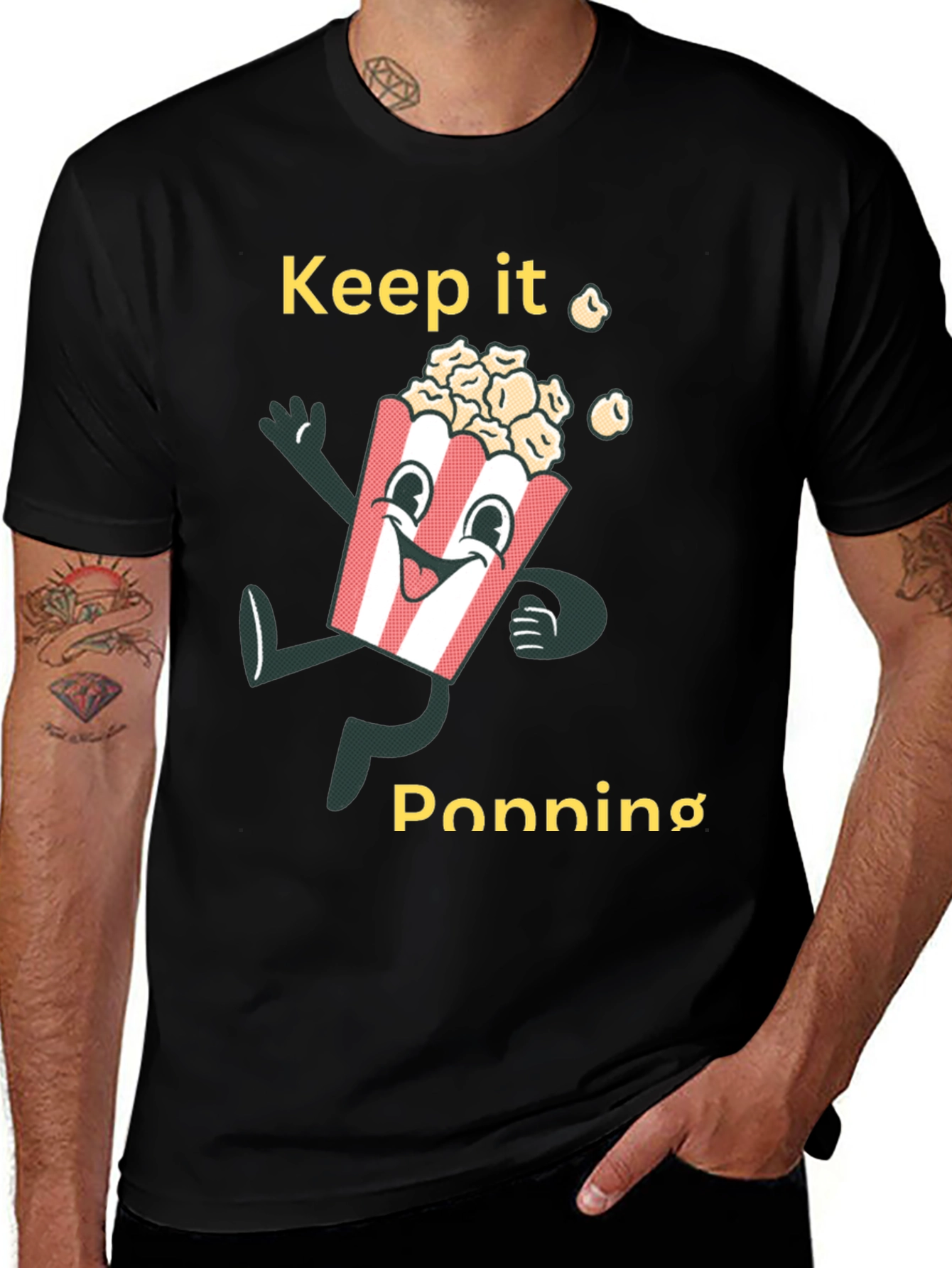 Variant 16 of Keep it Popping T-Shirt - Movie Night Tee
