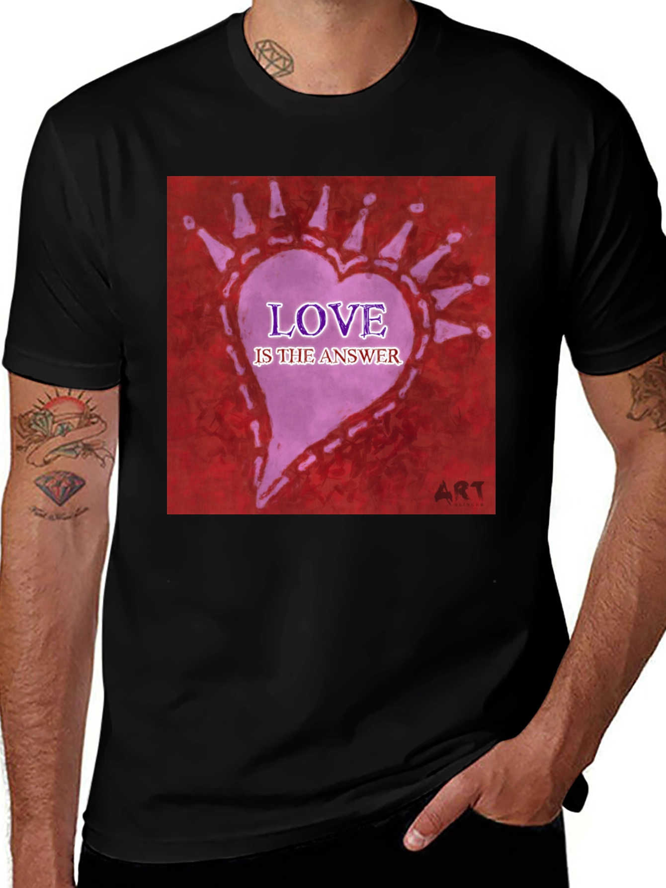 Variant 6 of Love is the Answer Graphic Tee