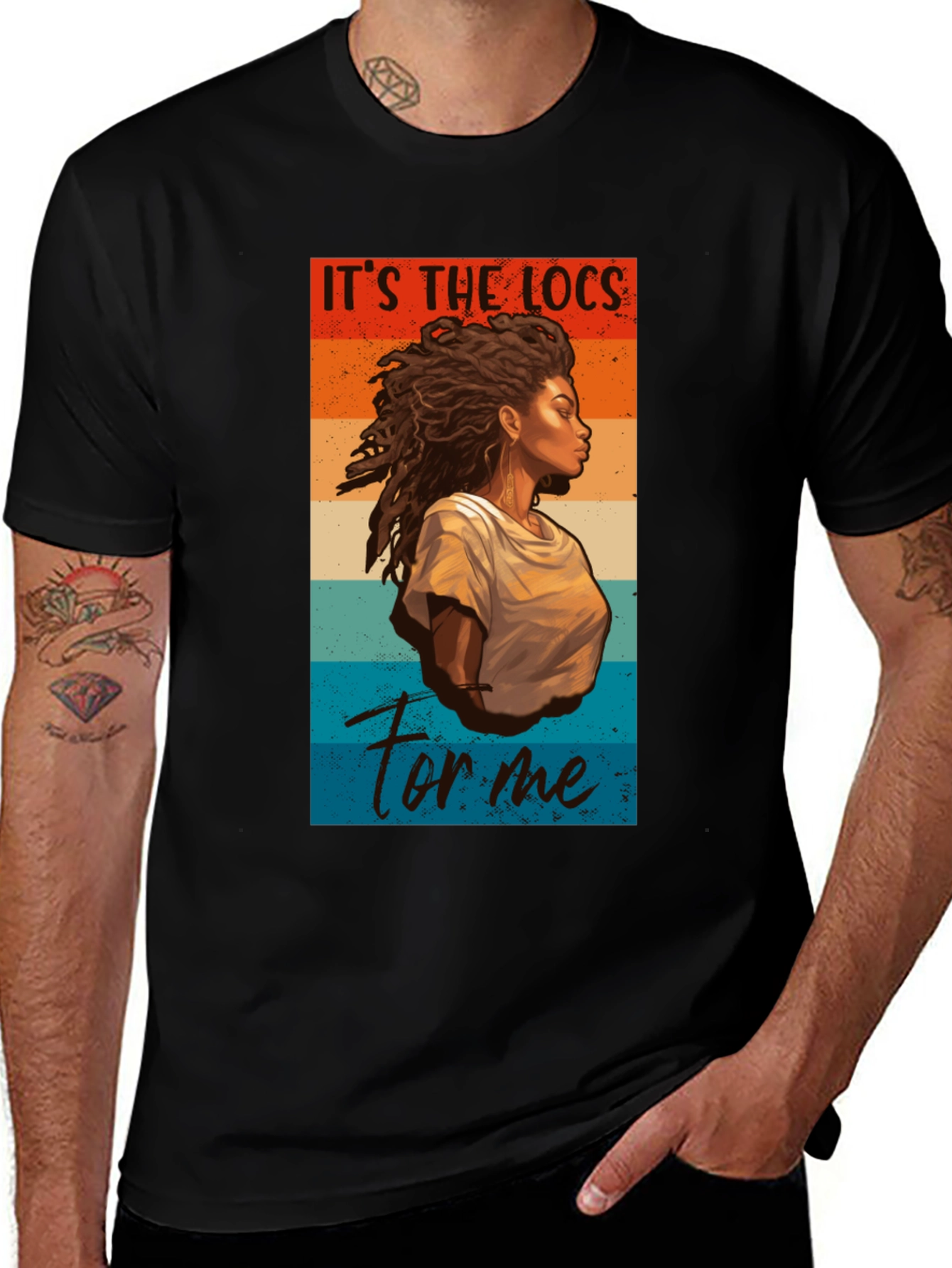 Variant 2 of It's The Locs For Me T-Shirt