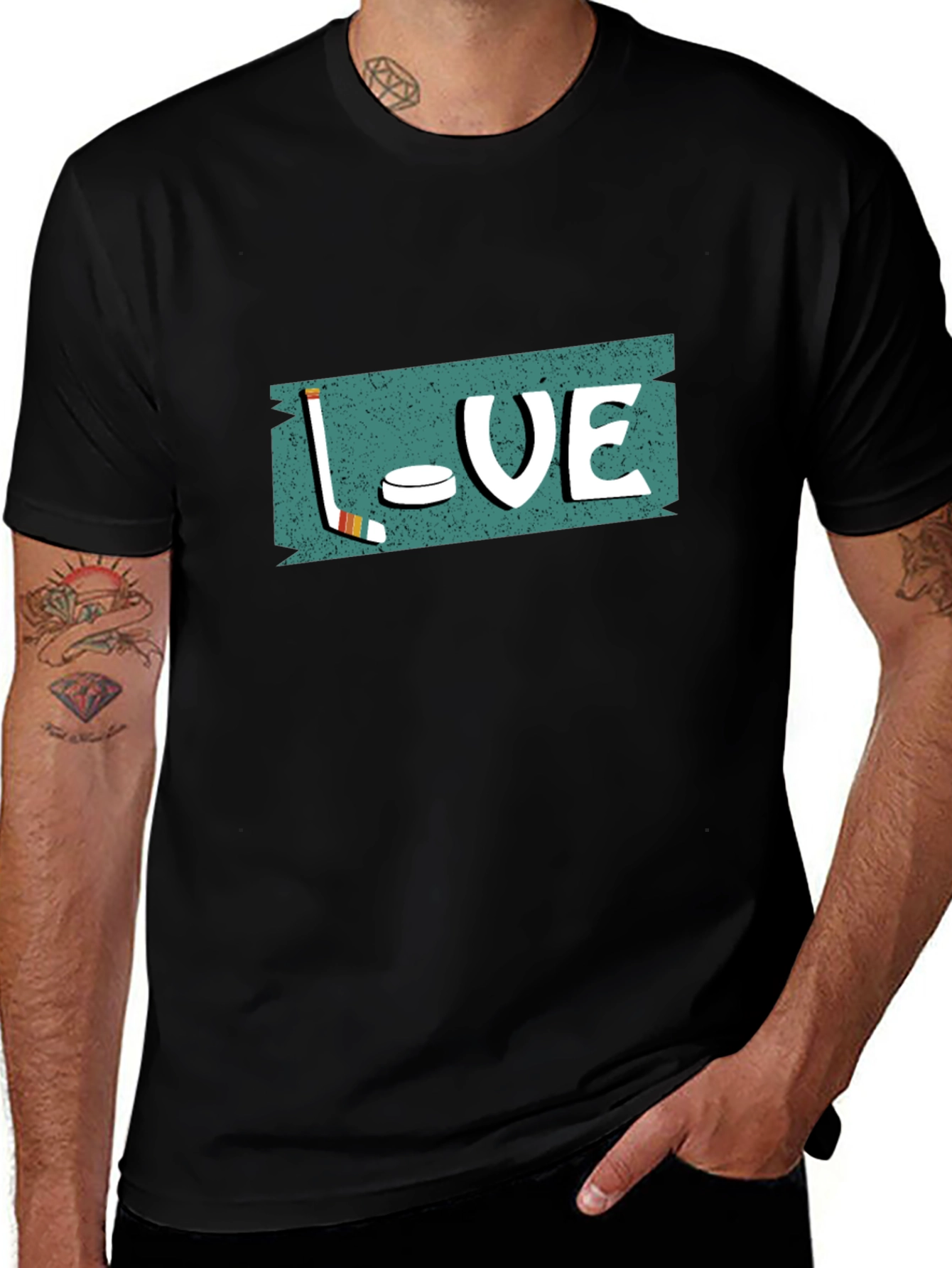 Variant 24 of Hockey Love T-Shirt - Stylish & Comfortable