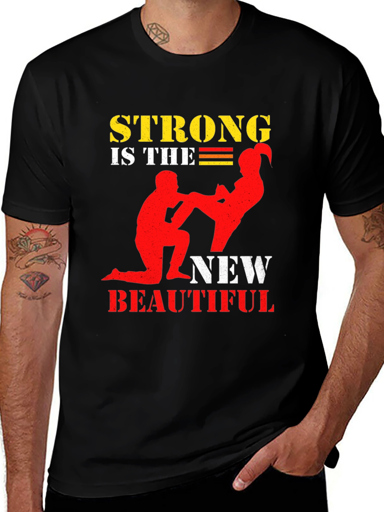 Variant 21 of Strong is the New Beautiful Graphic T-Shirt