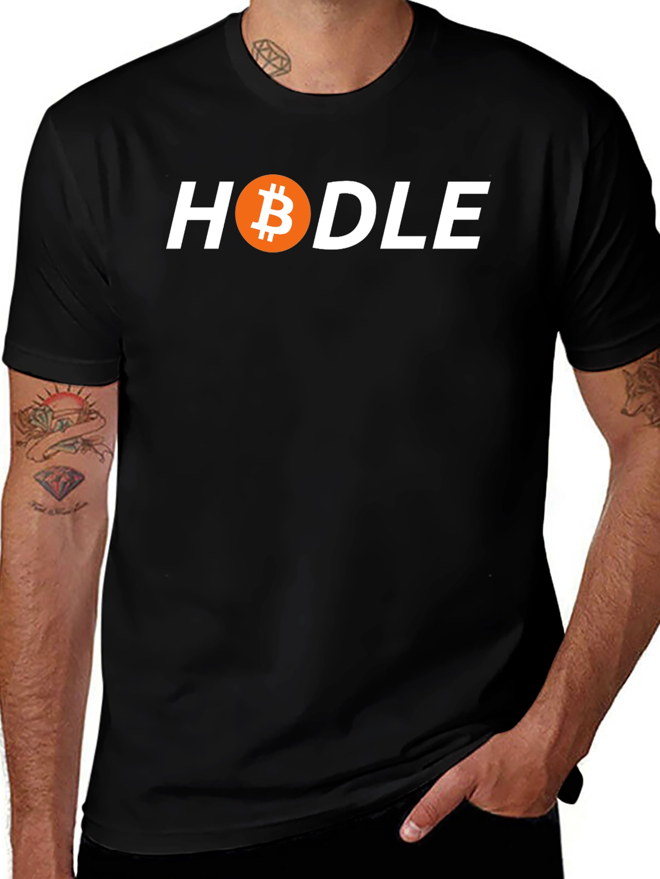 HODLE Bitcoin Crypto T-Shirt