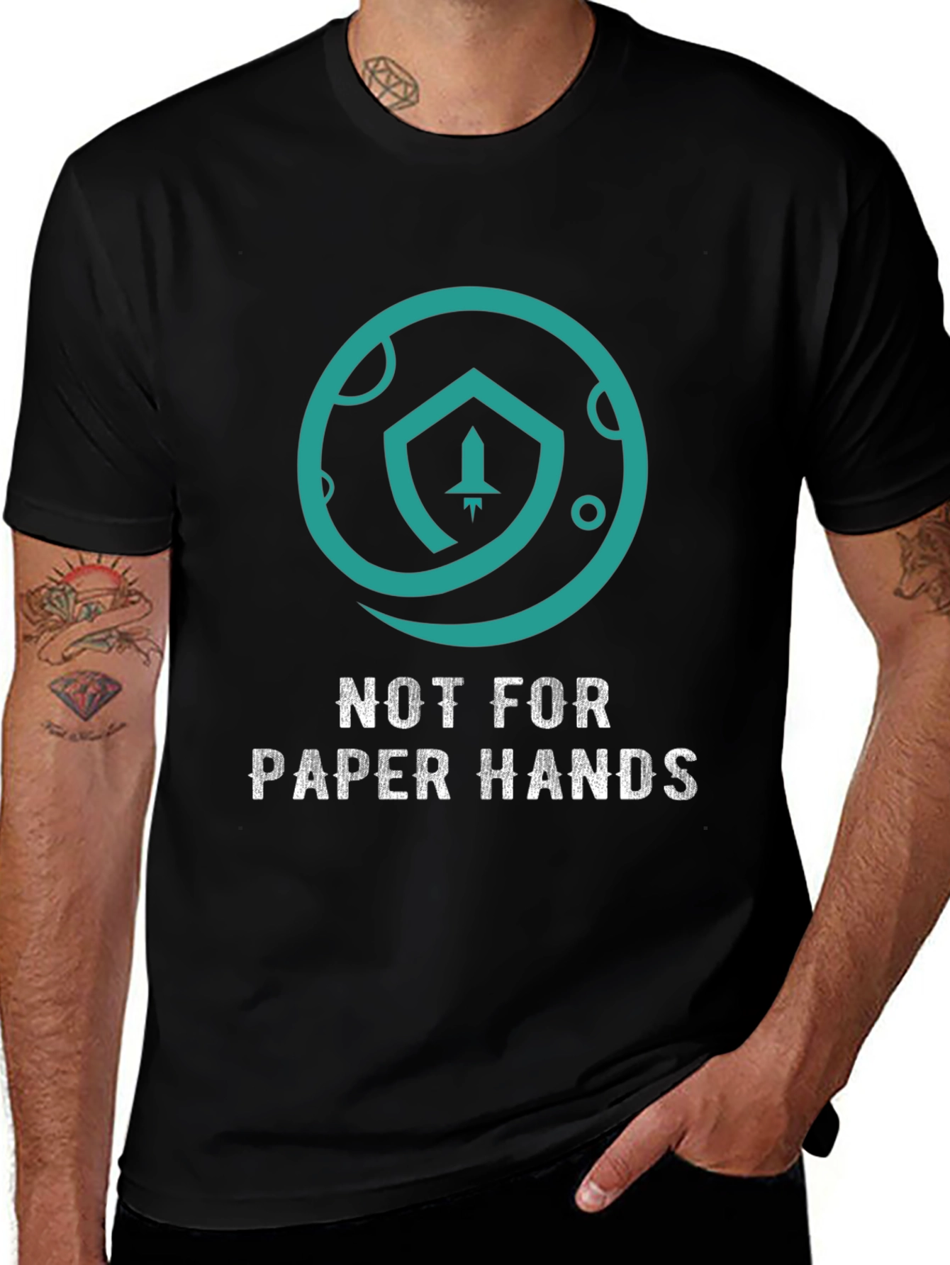 Not For Paper Hands Black T-Shirt