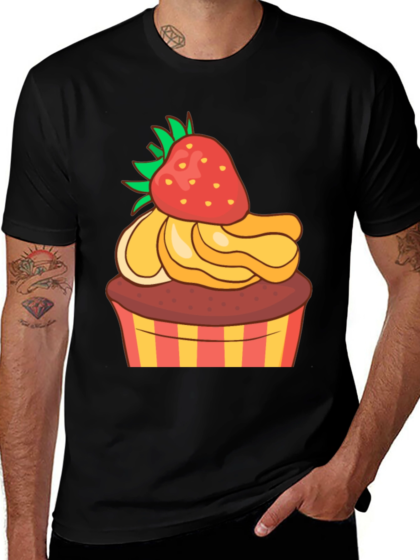 Variant 30 of Cupcake Graphic Tee - Sweet Treat Style