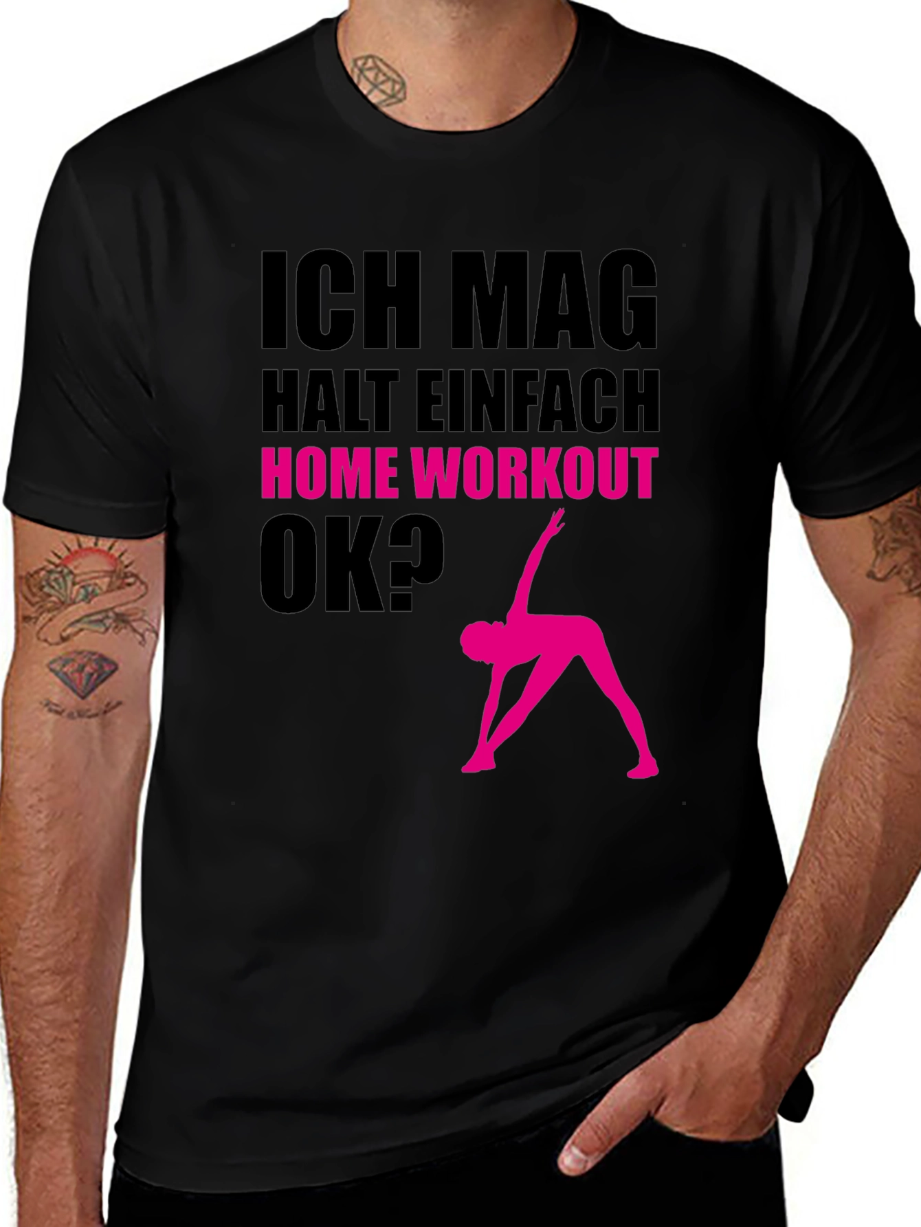Variant 11 of Home Workout Tee - Ich Mag Halt Einfach