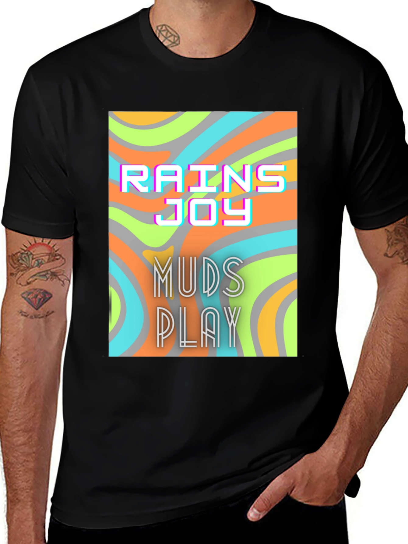 Variant 17 of Rains Joy Mud Play Graphic Tee