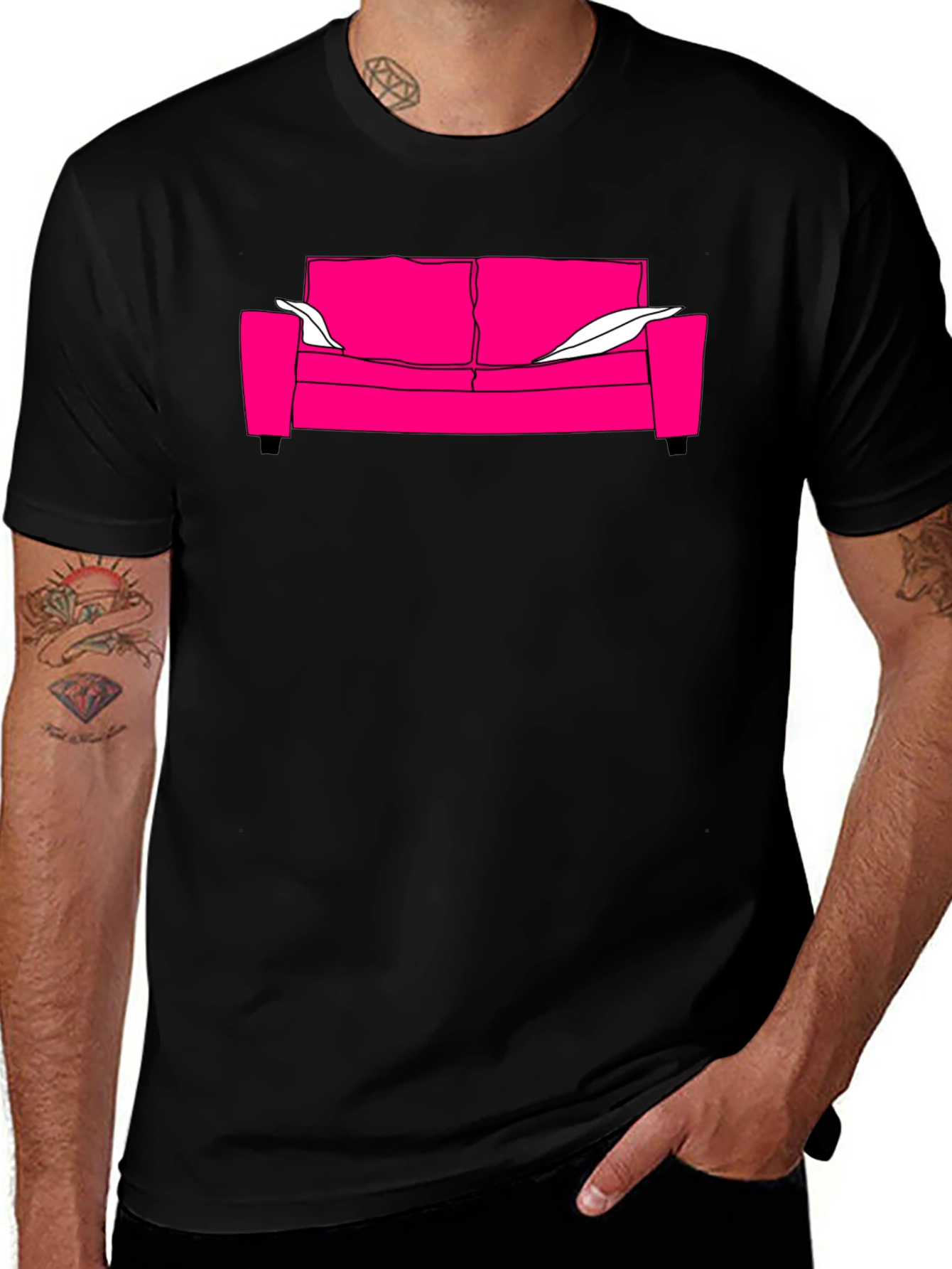 Variant 8 of Couch Potato T-Shirt - Funny Sofa Graphic Tee