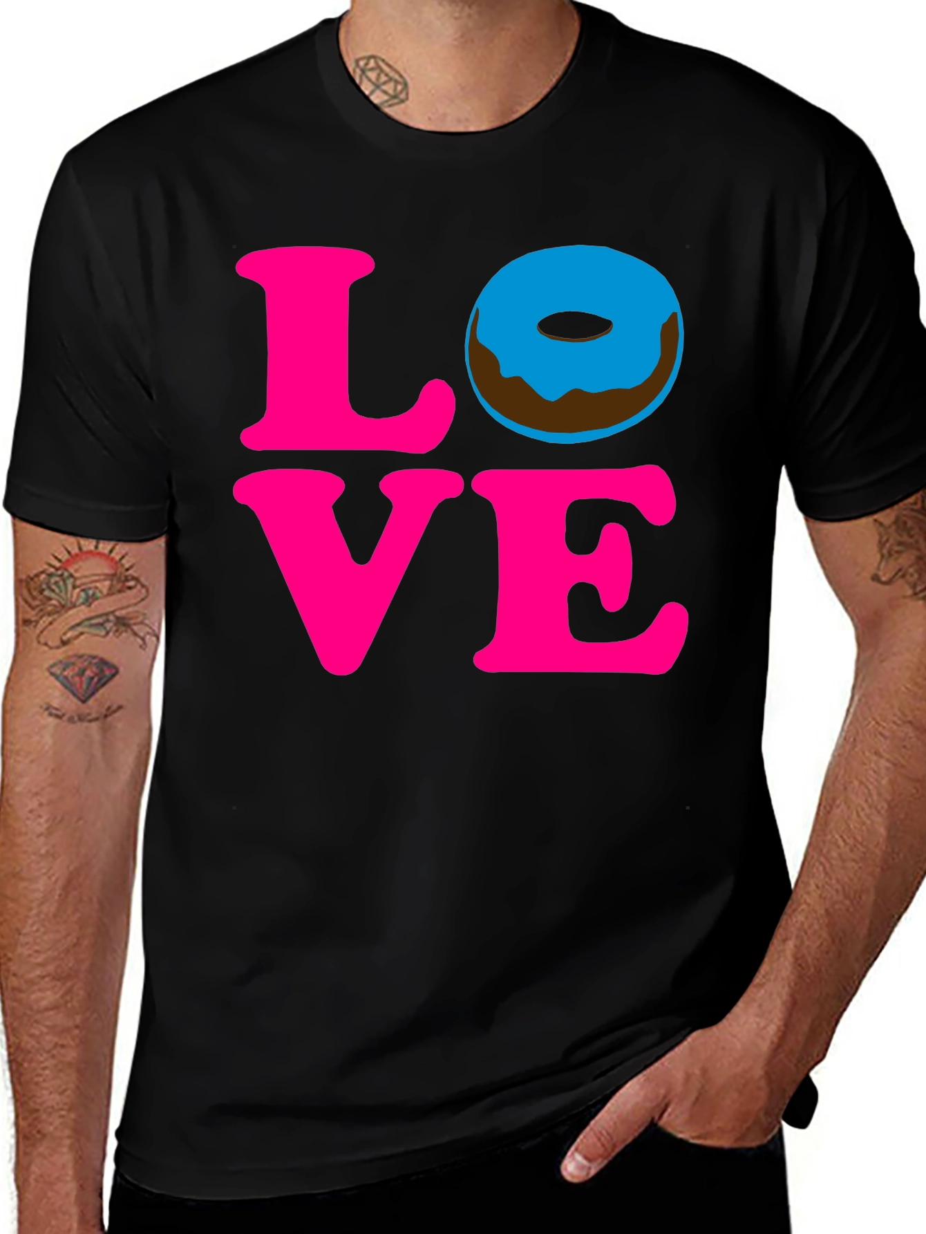 Variant 28 of Love Donut T-Shirt - Stylish Casual Wear
