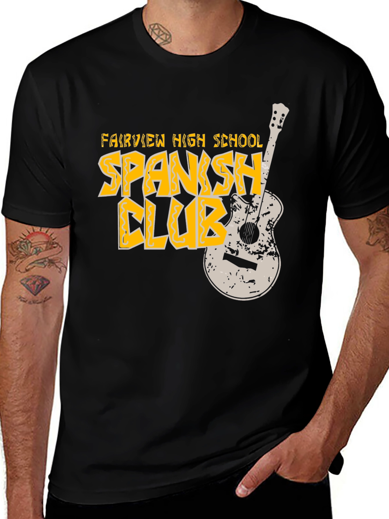 Spanish Club Guitar T-Shirt