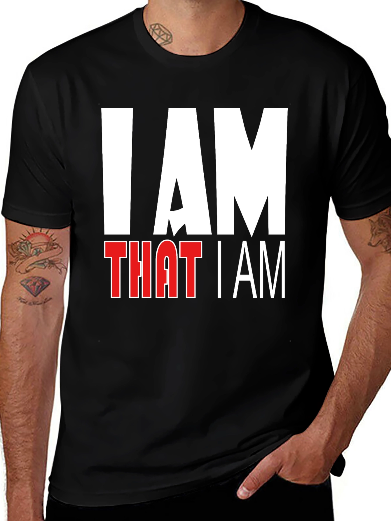 Variant 3 of I Am That I Am Graphic Tee - Bold Statement Shirt